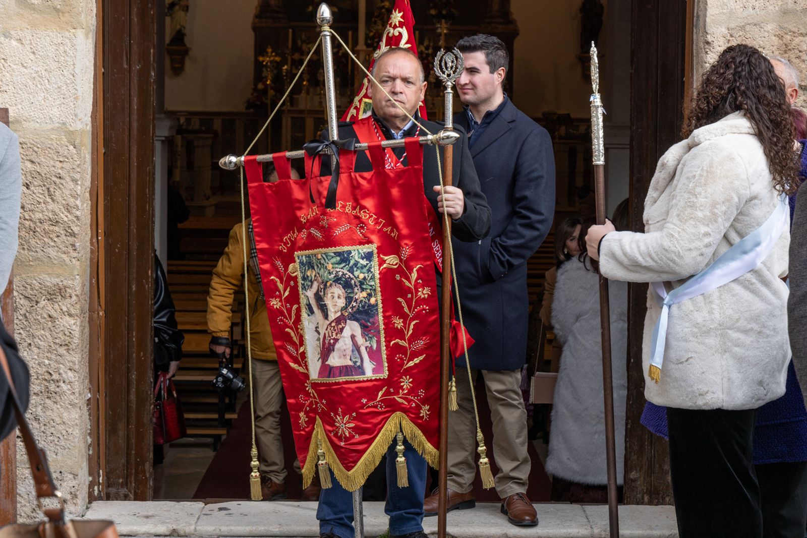 Solemne procesión de San Sebastián en La Guardia de Jaén