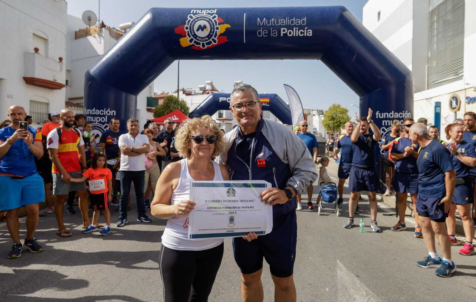 Las imágenes de la carrera Ruta 091 Kilómetros Solidarios celebrada en San Fernando