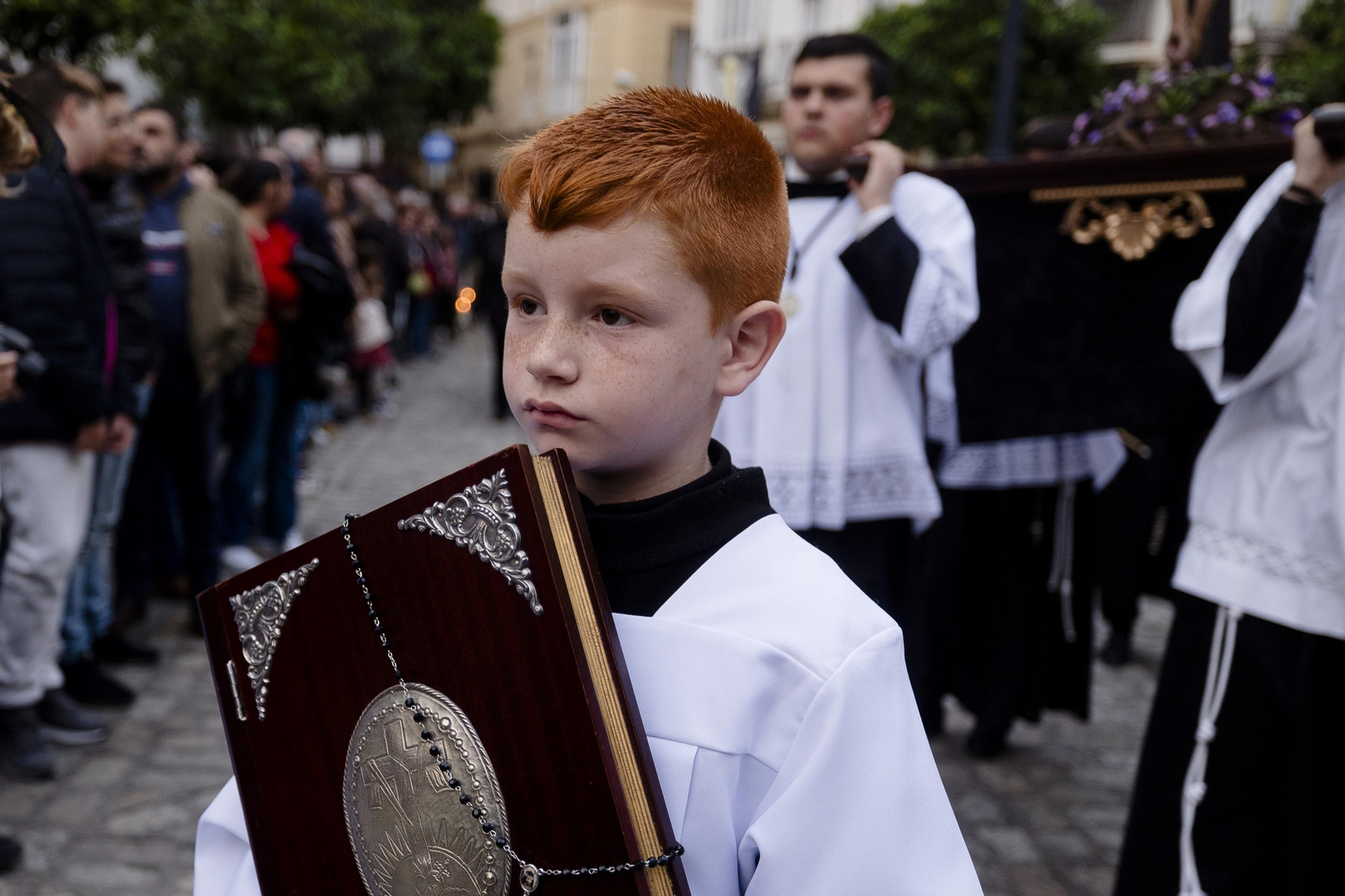 Las imágenes de la cofradía del Caminito este Miércoles Santo en la Semana Santa de Cádiz de 2024