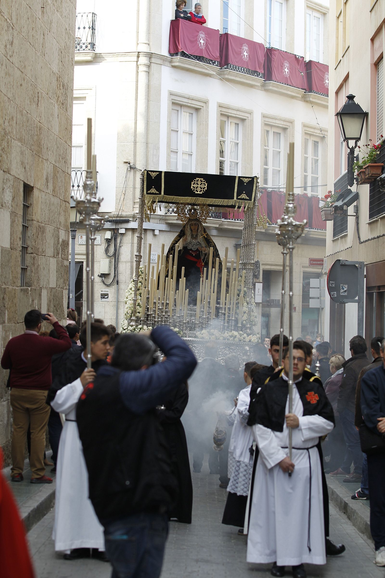 Imágenes de la Procesión del Entierro, Viernes Santo. Semana Santa Almería 2019