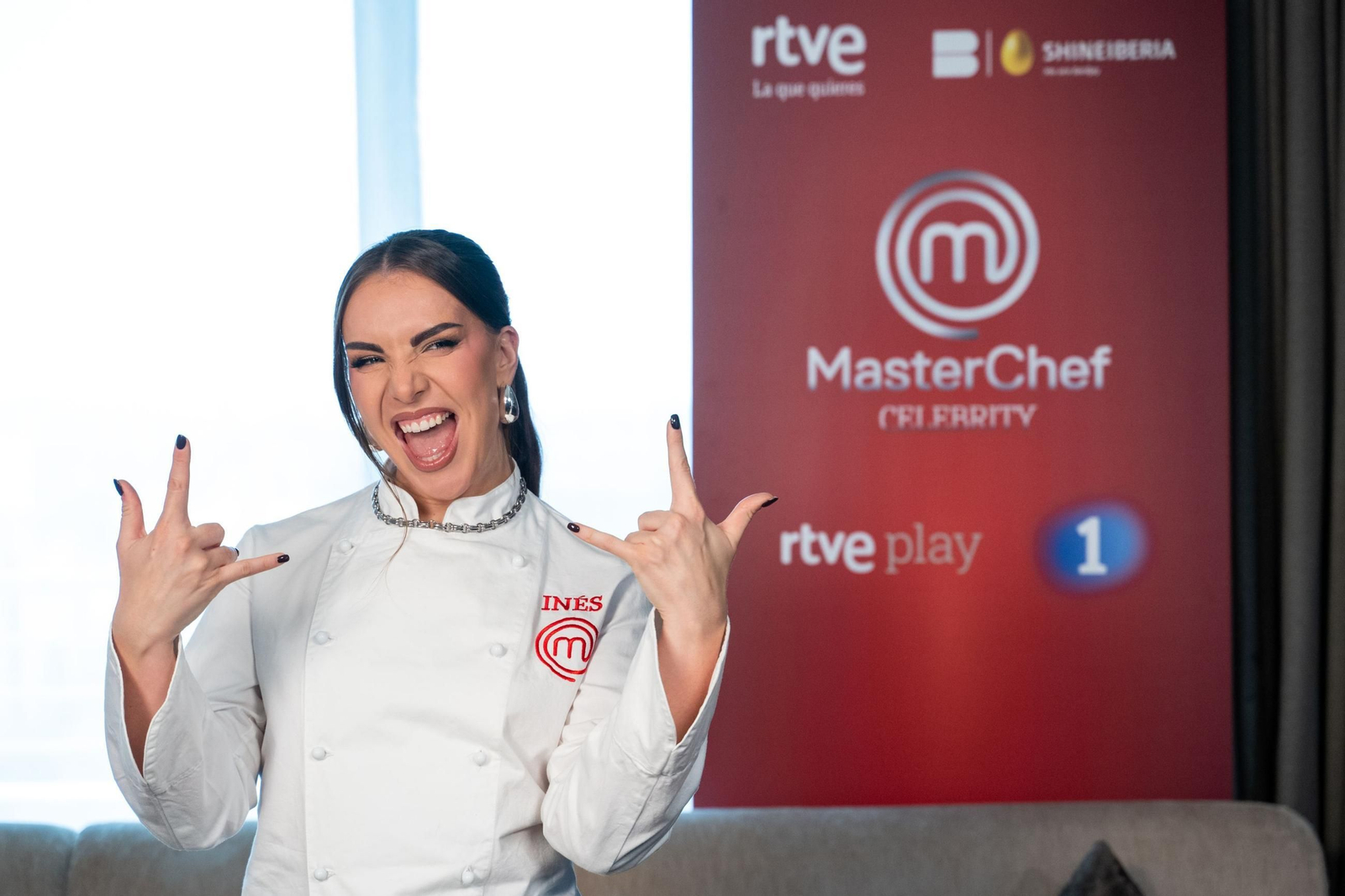 Inés Hernand celebra su título en 'MasterChef Celebrity', en la entrevista realizada en el NH Collection Building