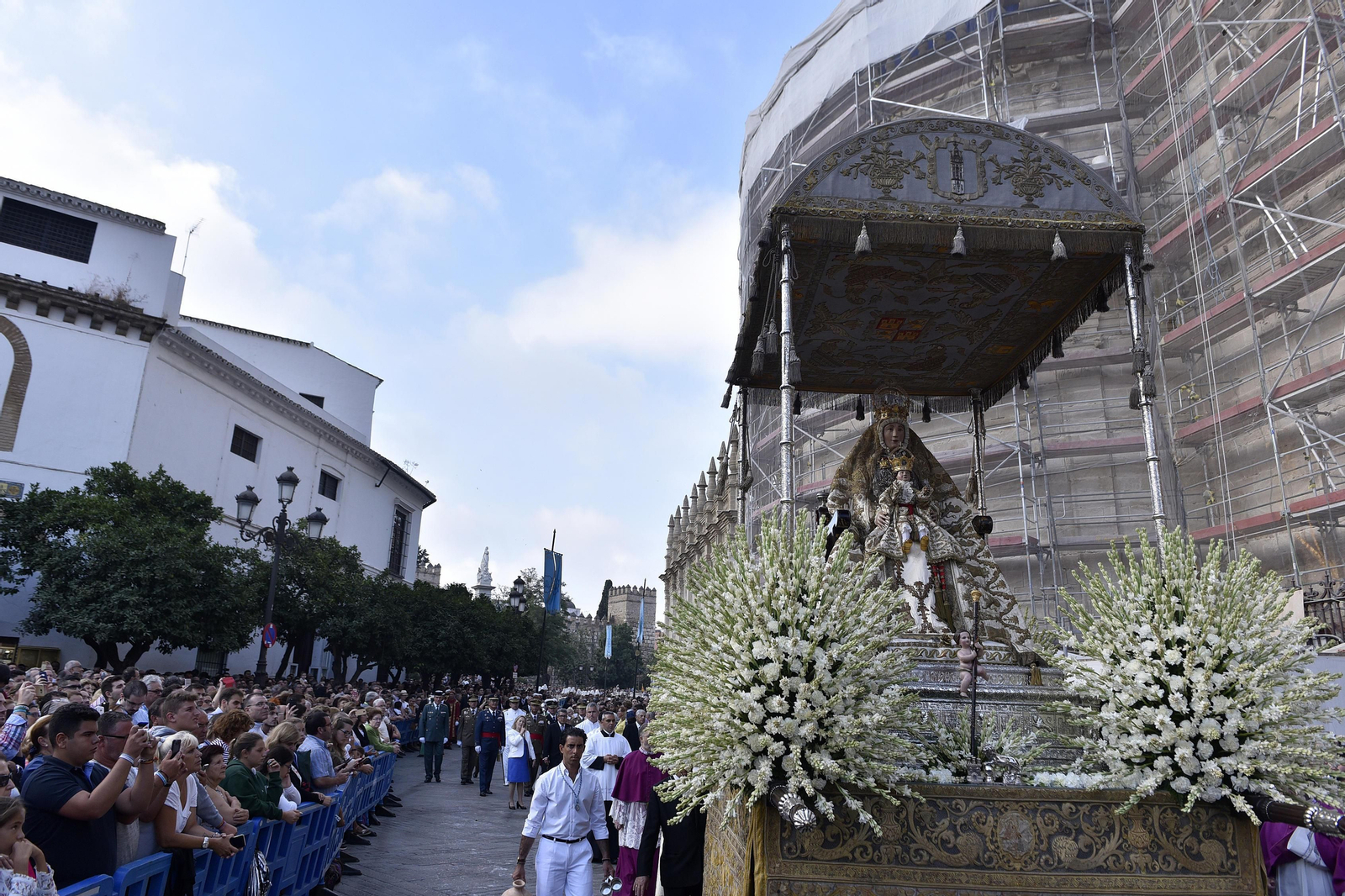 Las imágenes de la procesión de la Virgen de los Reyes