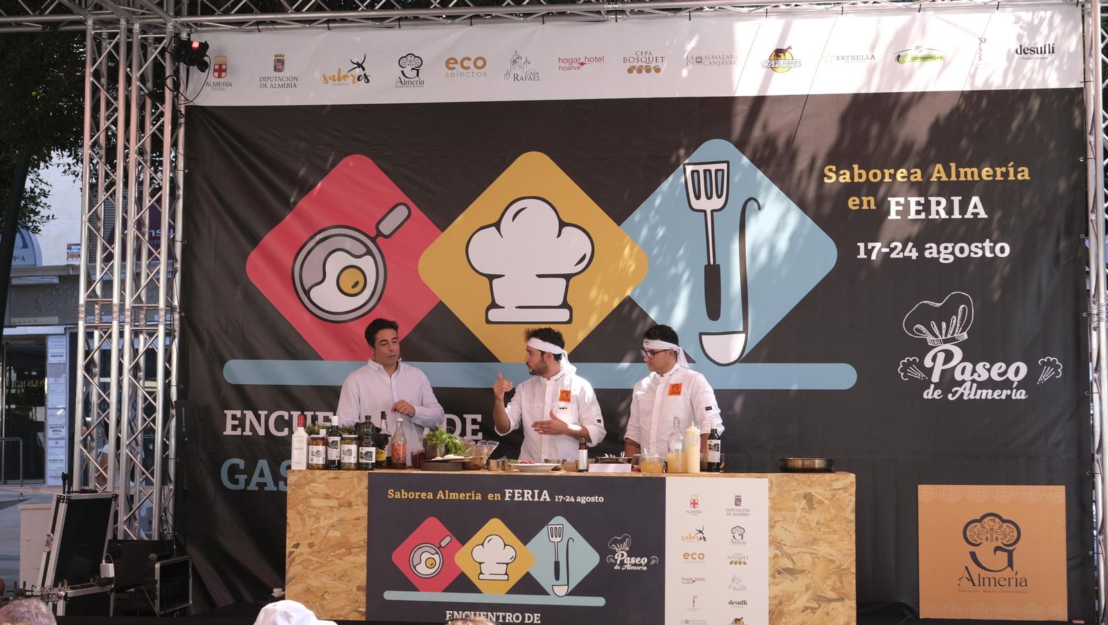 Demostración gastronómica de la Feria de Almería 2024, en imágenes
