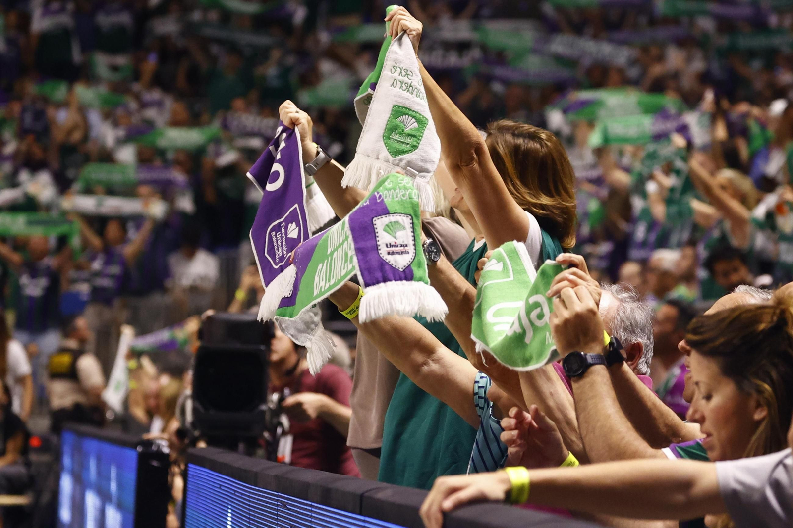 El Unicaja-Real Madrid de semifinales de play off, en fotos