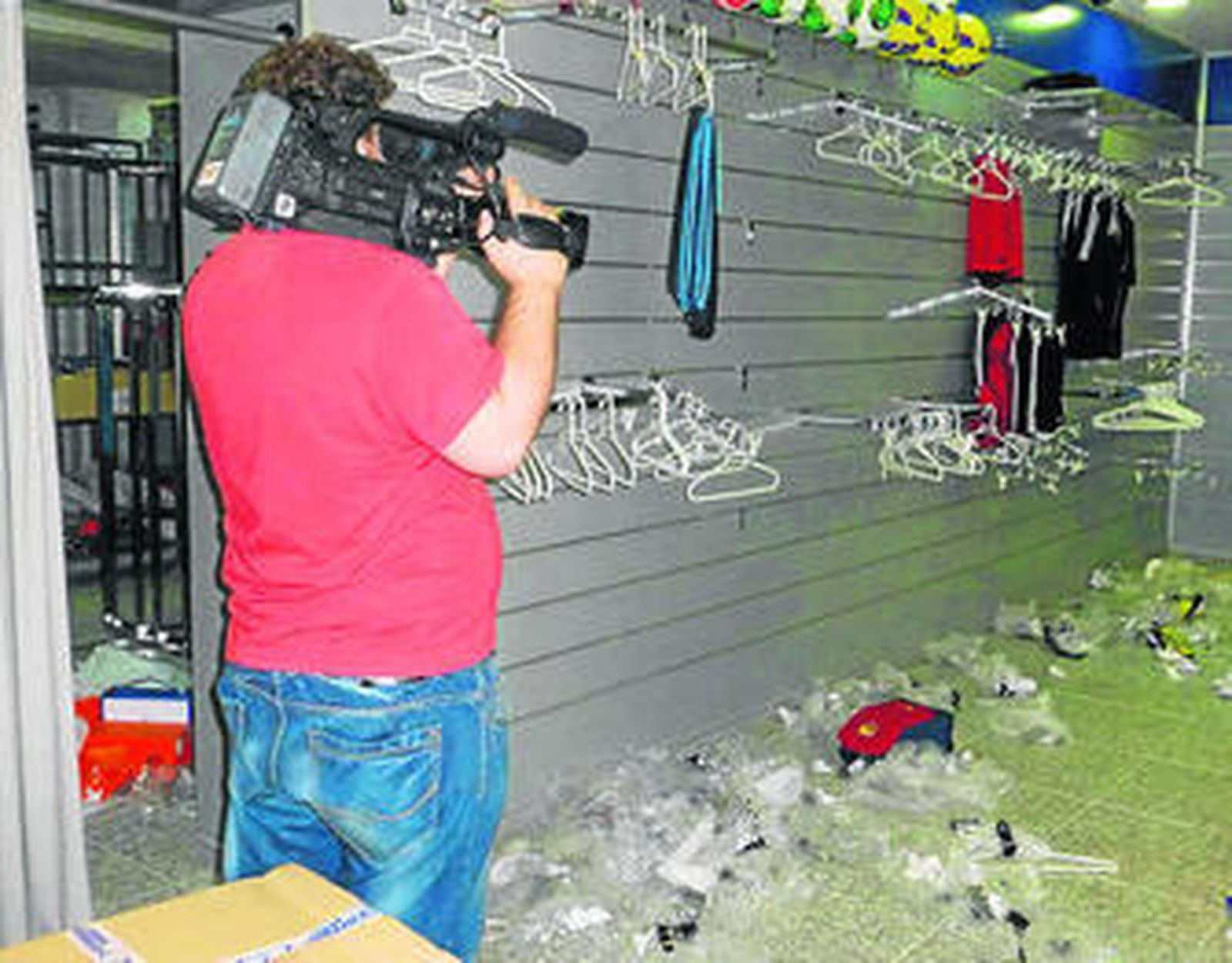 La tienda quedó prácticamente vacía.