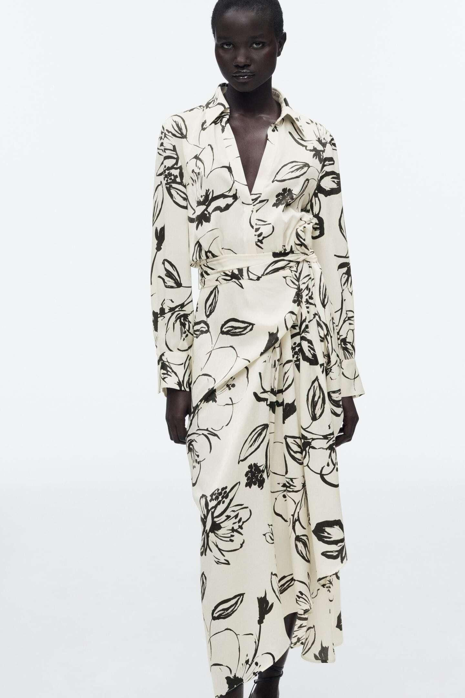 Así es el vestido camisero de Zara más original (y ponible) de la primavera.