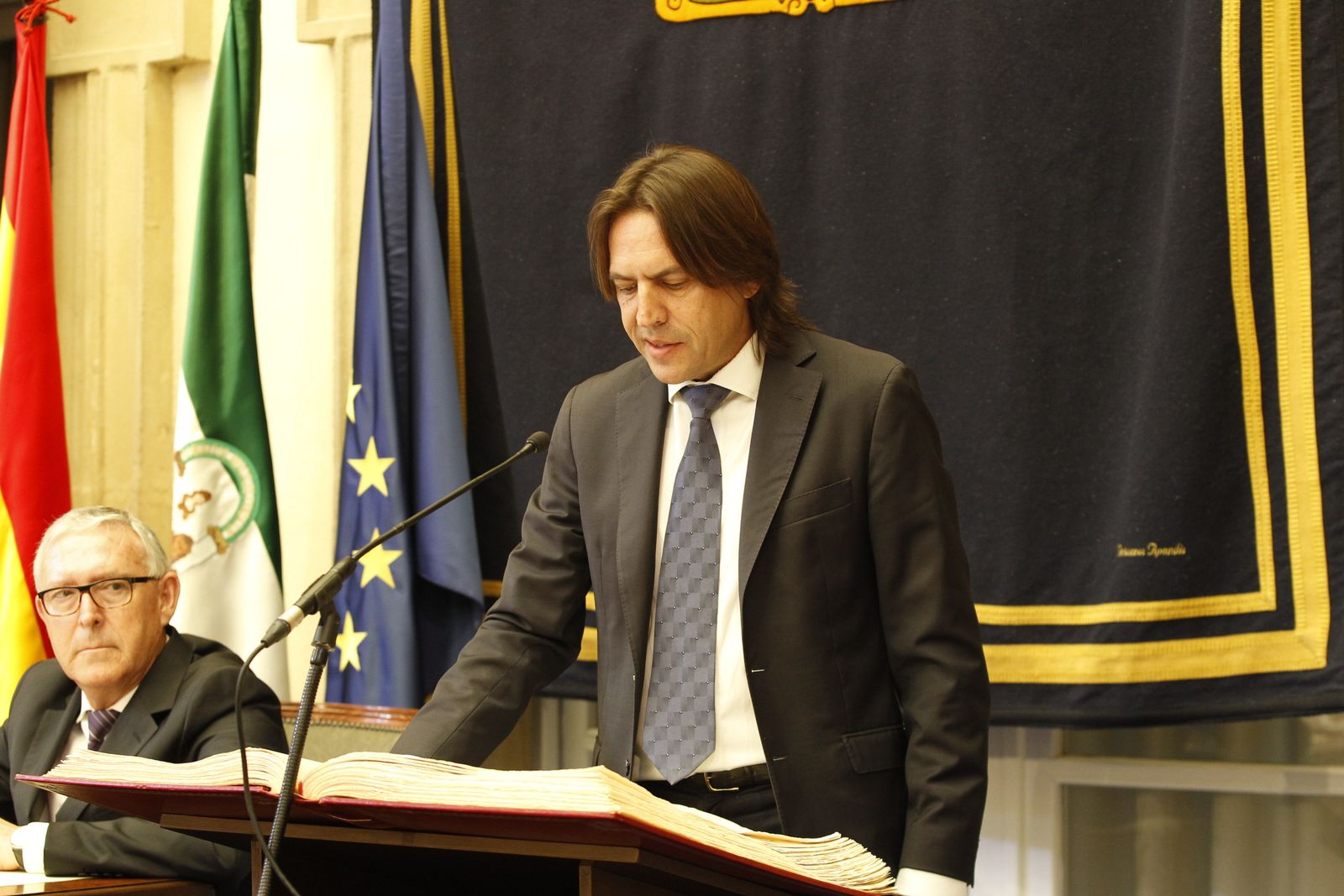 Pleno investidura Presidente Diputación de Almería. Javier Aureliano García