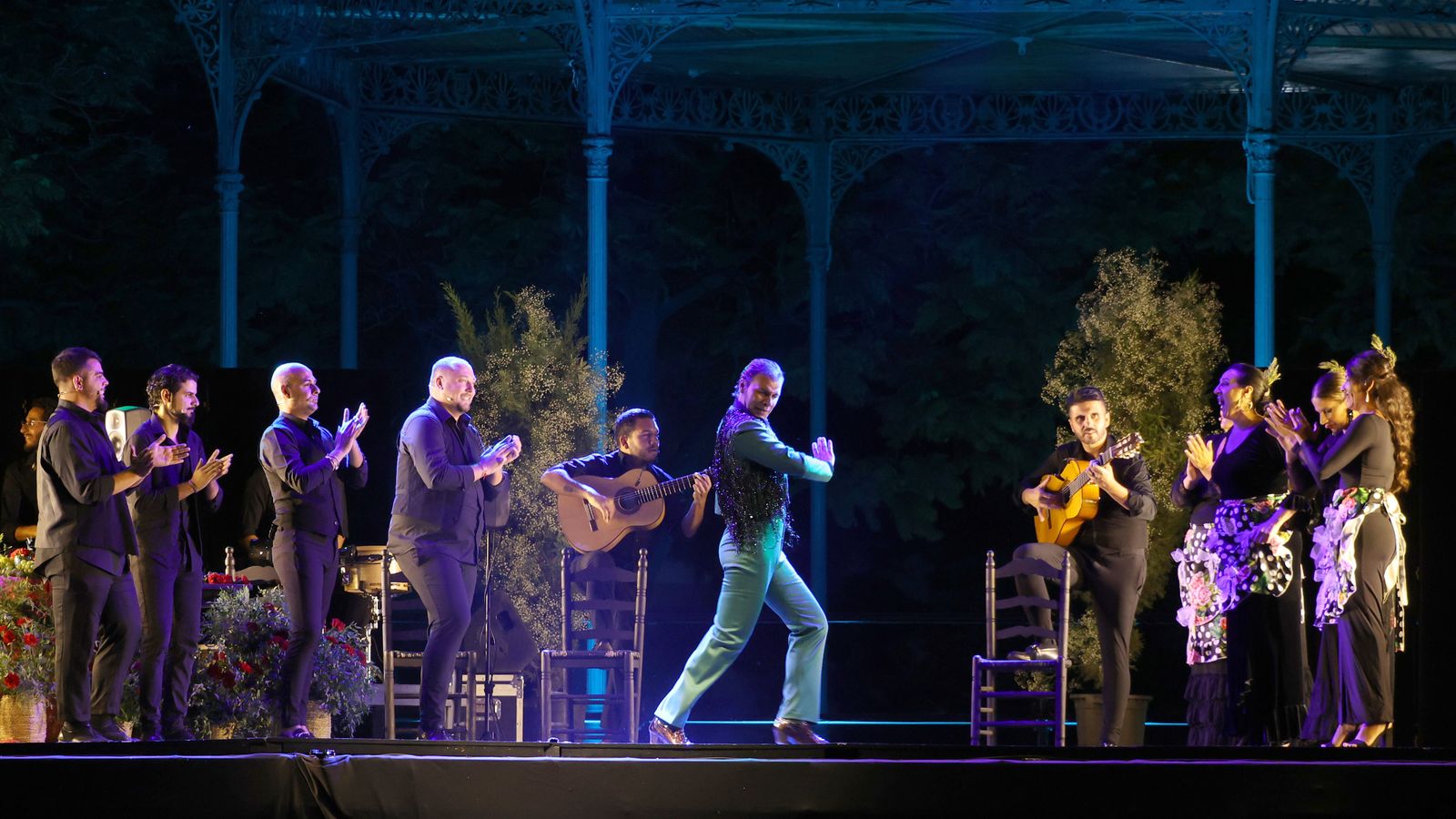Fiesta de la Bulería Joven con Fernando Jiménez en 'Santiago, Alfa y Compás'