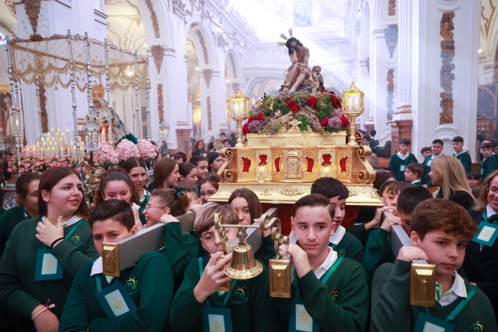La procesión escolar de Málaga, en fotos
