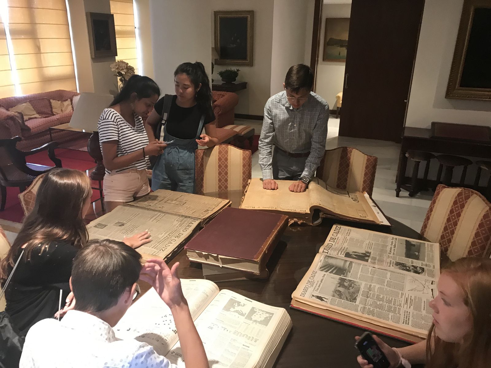 Visita de Erasmus Mundolengua. 31-07-2019