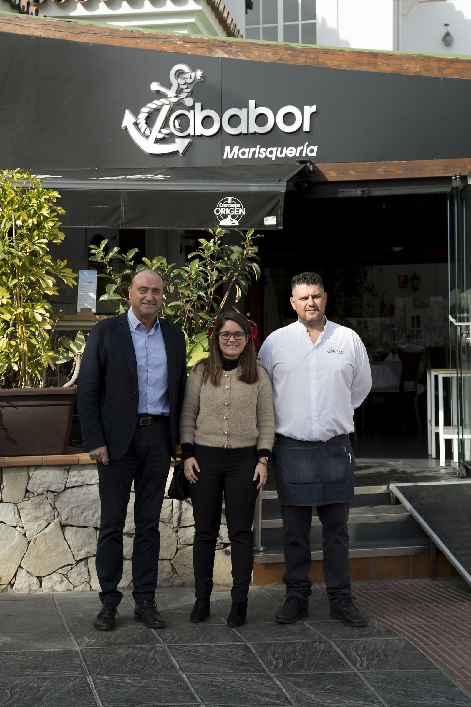 Juan Luis Pinto, Raquel Serrano y  José Alcaide.