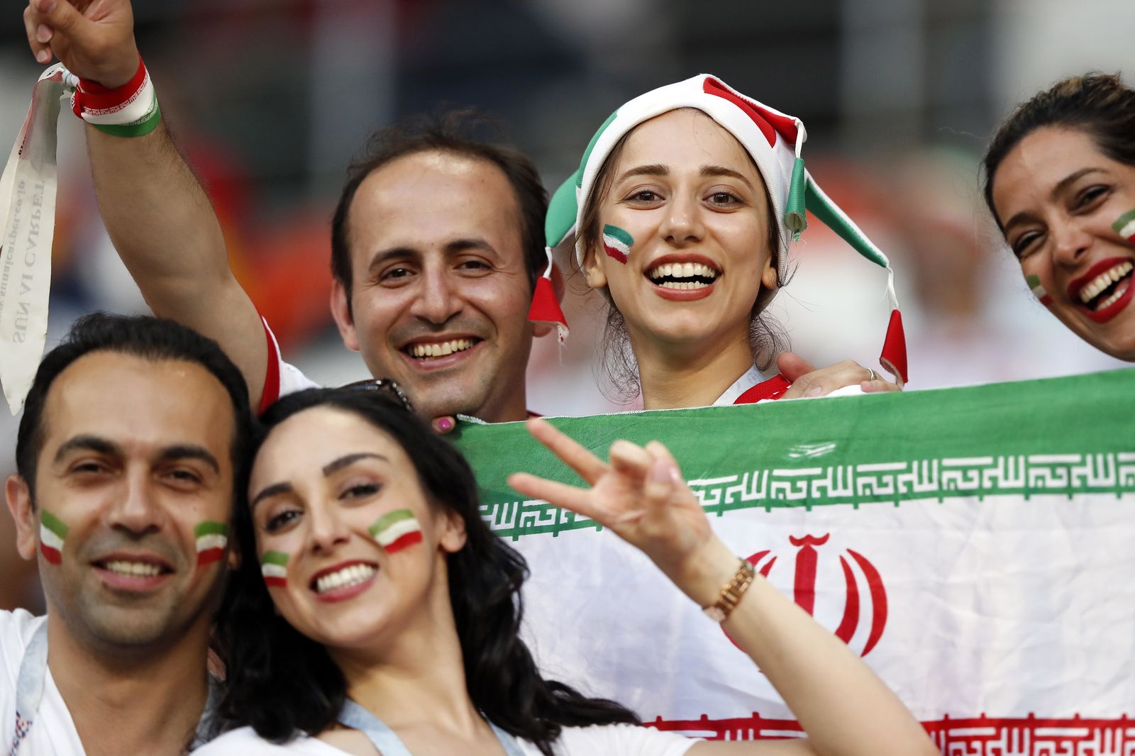 Las imágenes del Irán-Portugal