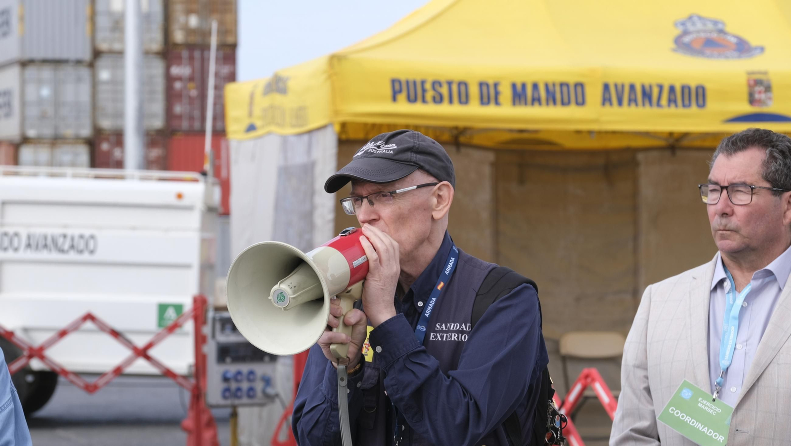 Ejercicio Marsec25 simulacro, en el Puerto de Almería, en imágenes
