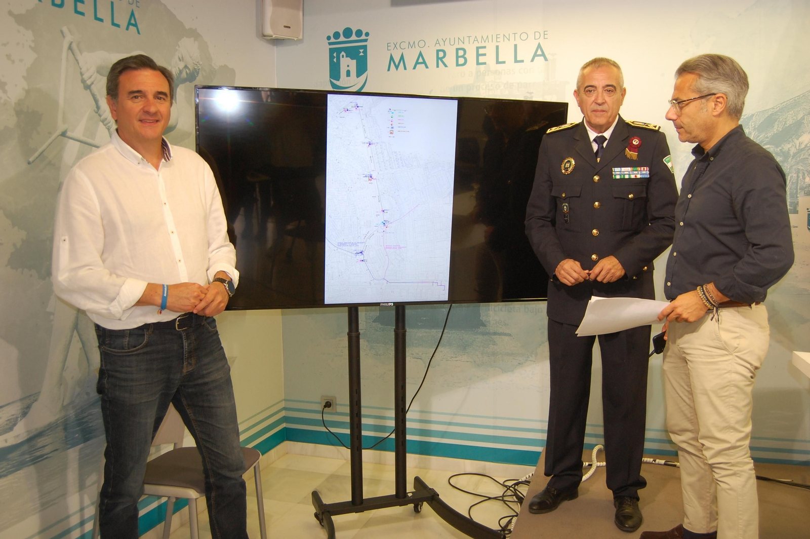 De izquierda a derecha, Félix Romero, Javier Martín y José Eduardo Díaz.