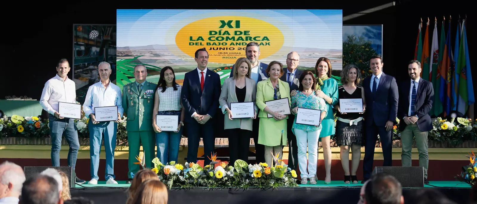Premiados en la edición del año pasado celebrada en Rioja. Premiados en la edición del año pasado celebrada en Rioja.