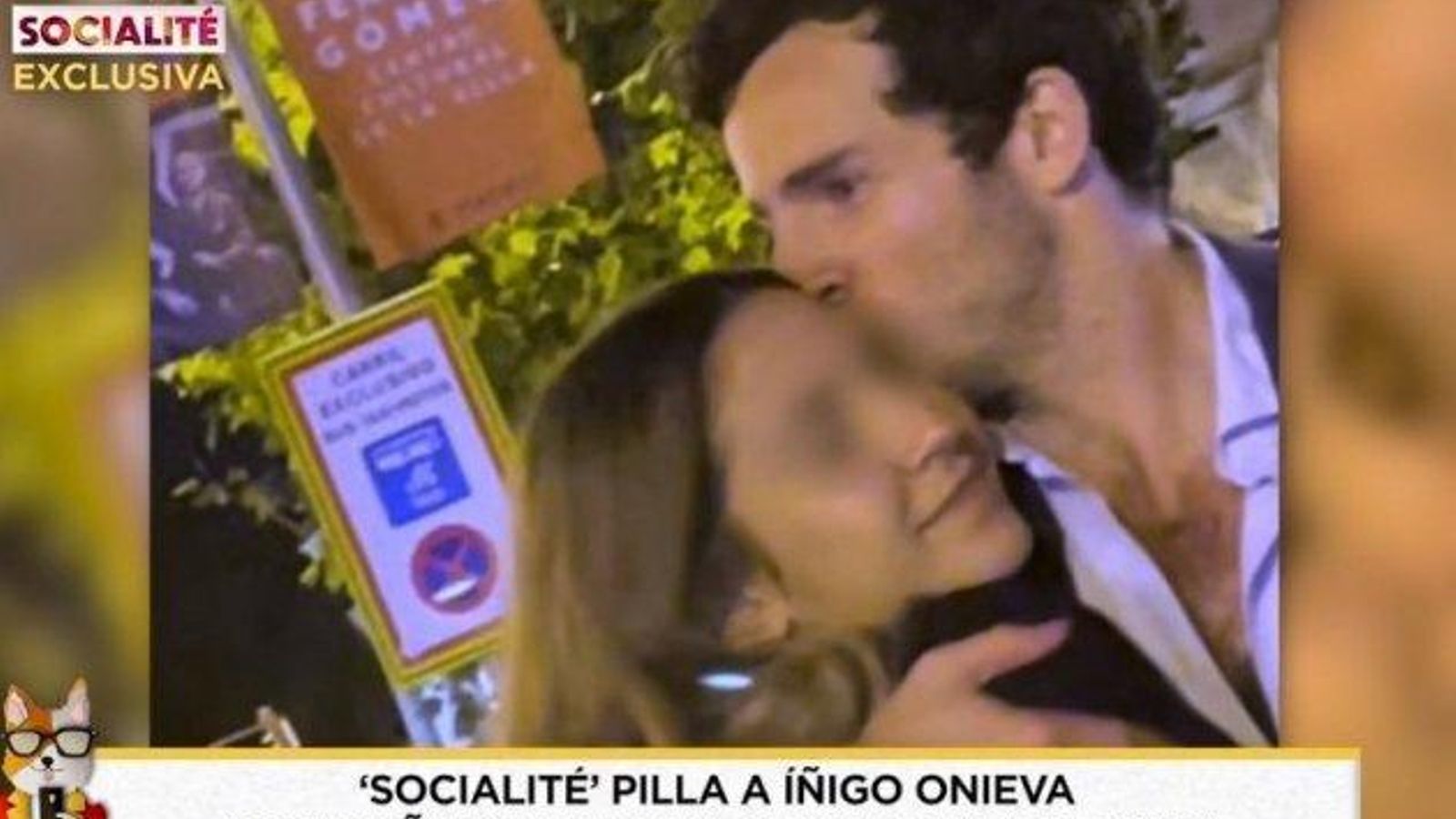 El programa 'Socialité', de Telecinco, difunde una imagen en la que Iñigo Onieva besa a una chica que no es Tamara.