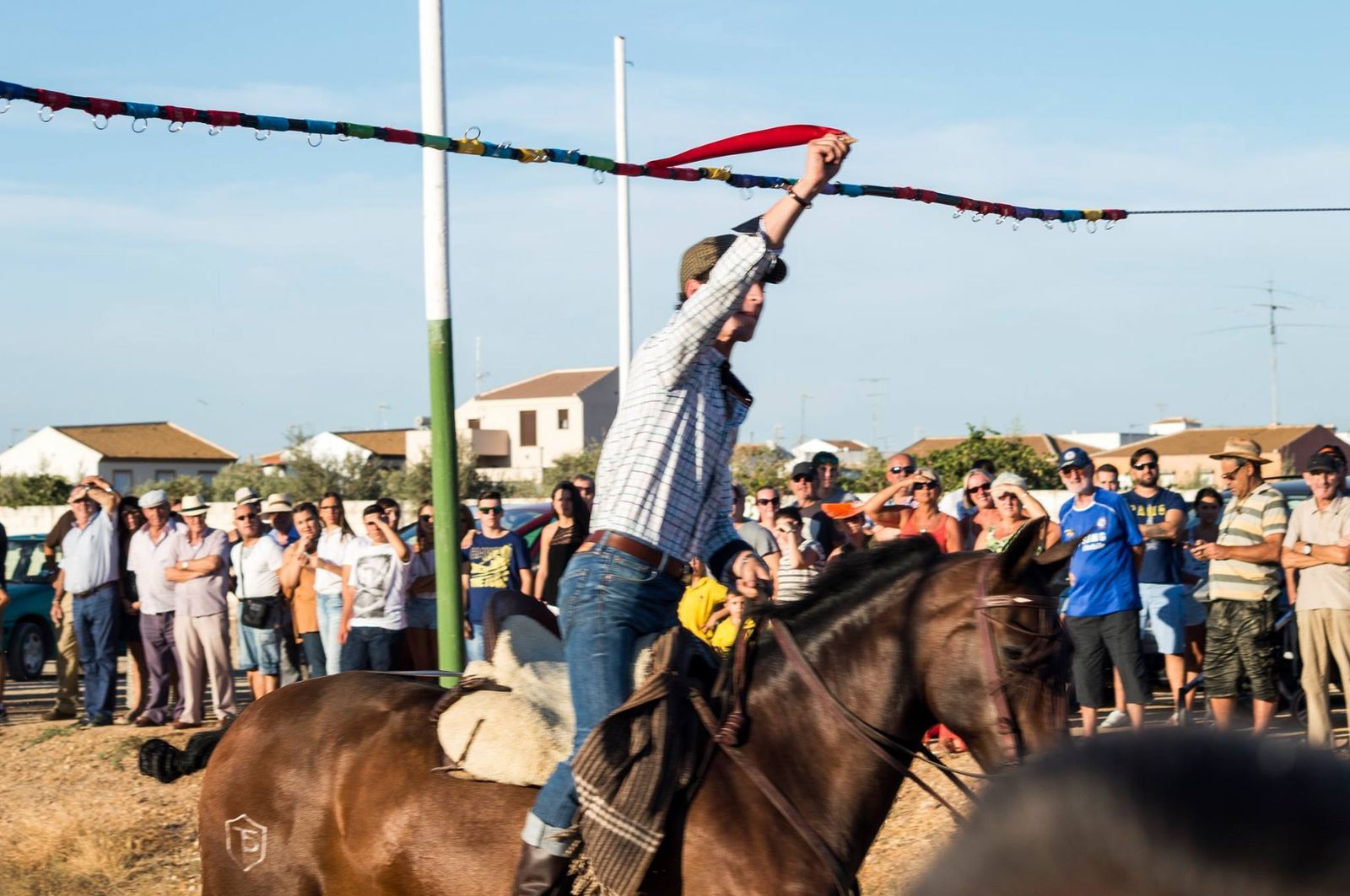 Las carreras de cintas, una de las celebraciones de Mollina.