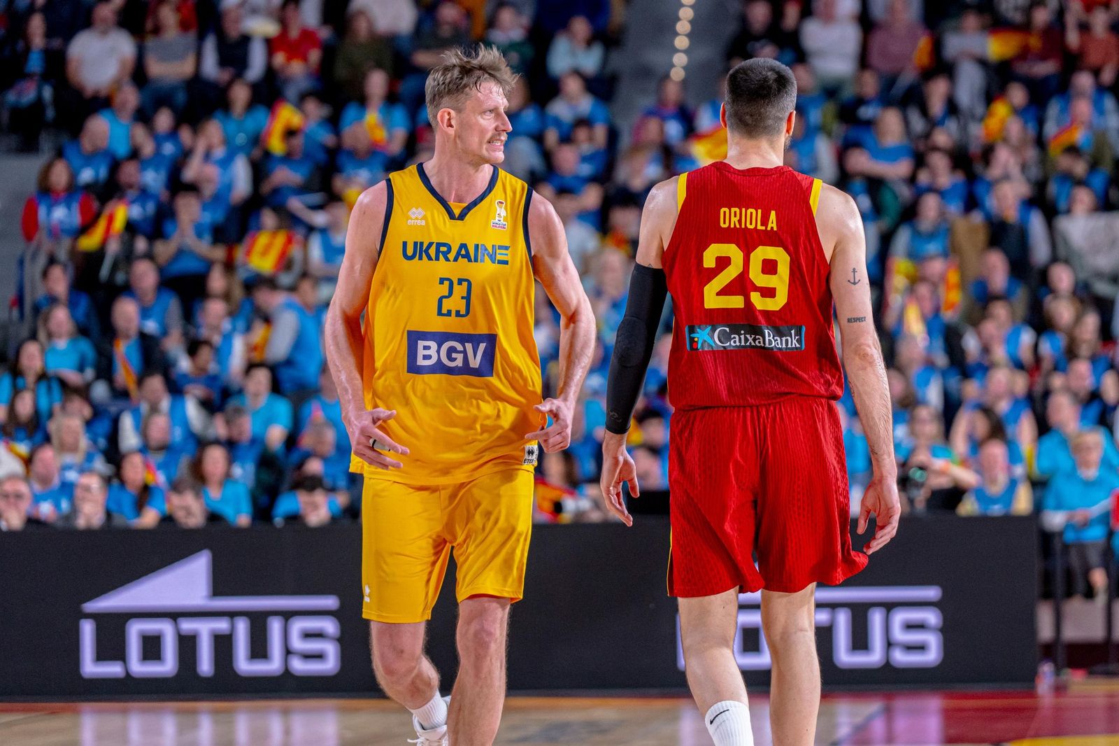 Las mejores fotos del España-Ucrania de baloncesto