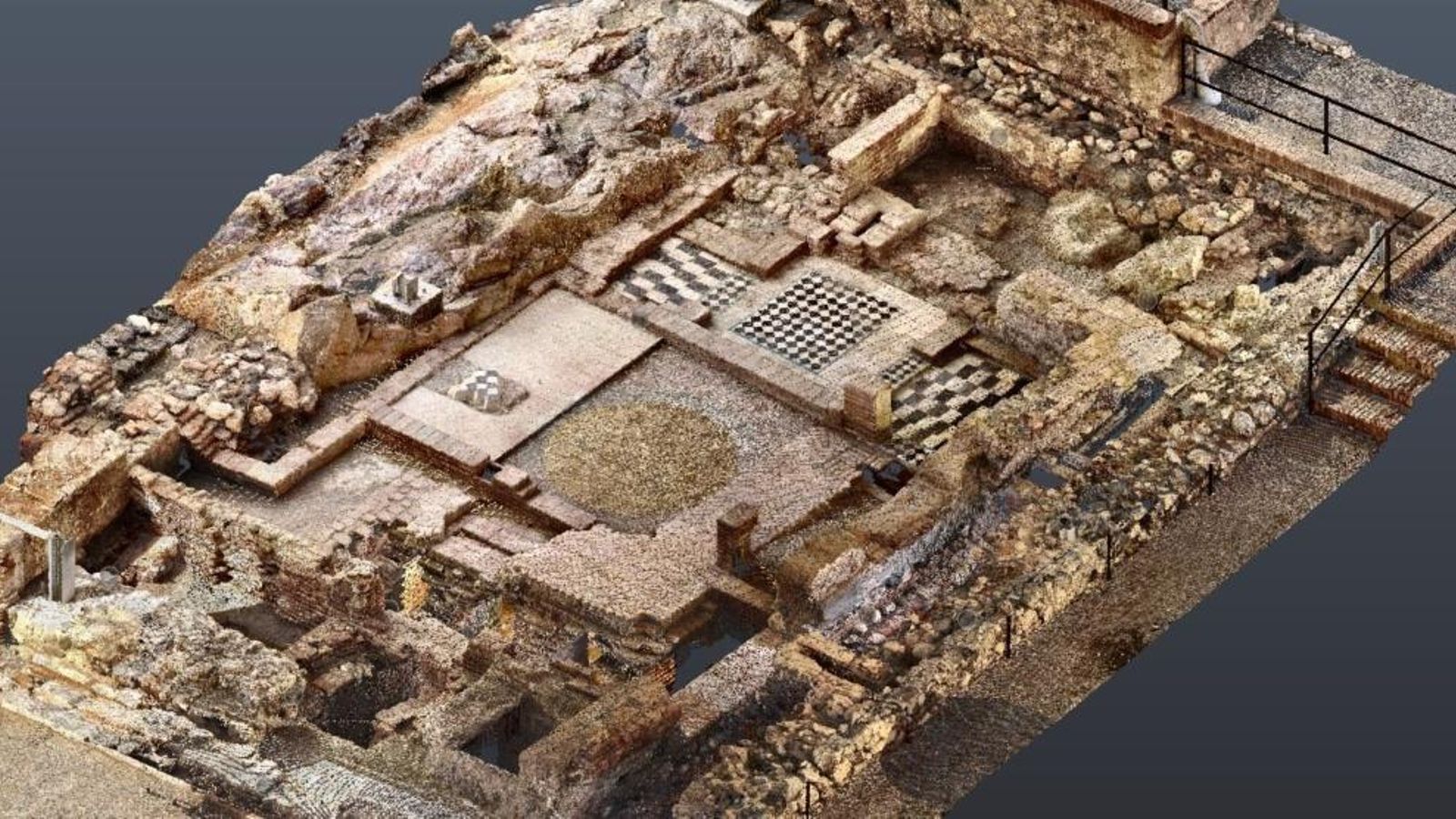 Modelo 3D de los Baños Árabes