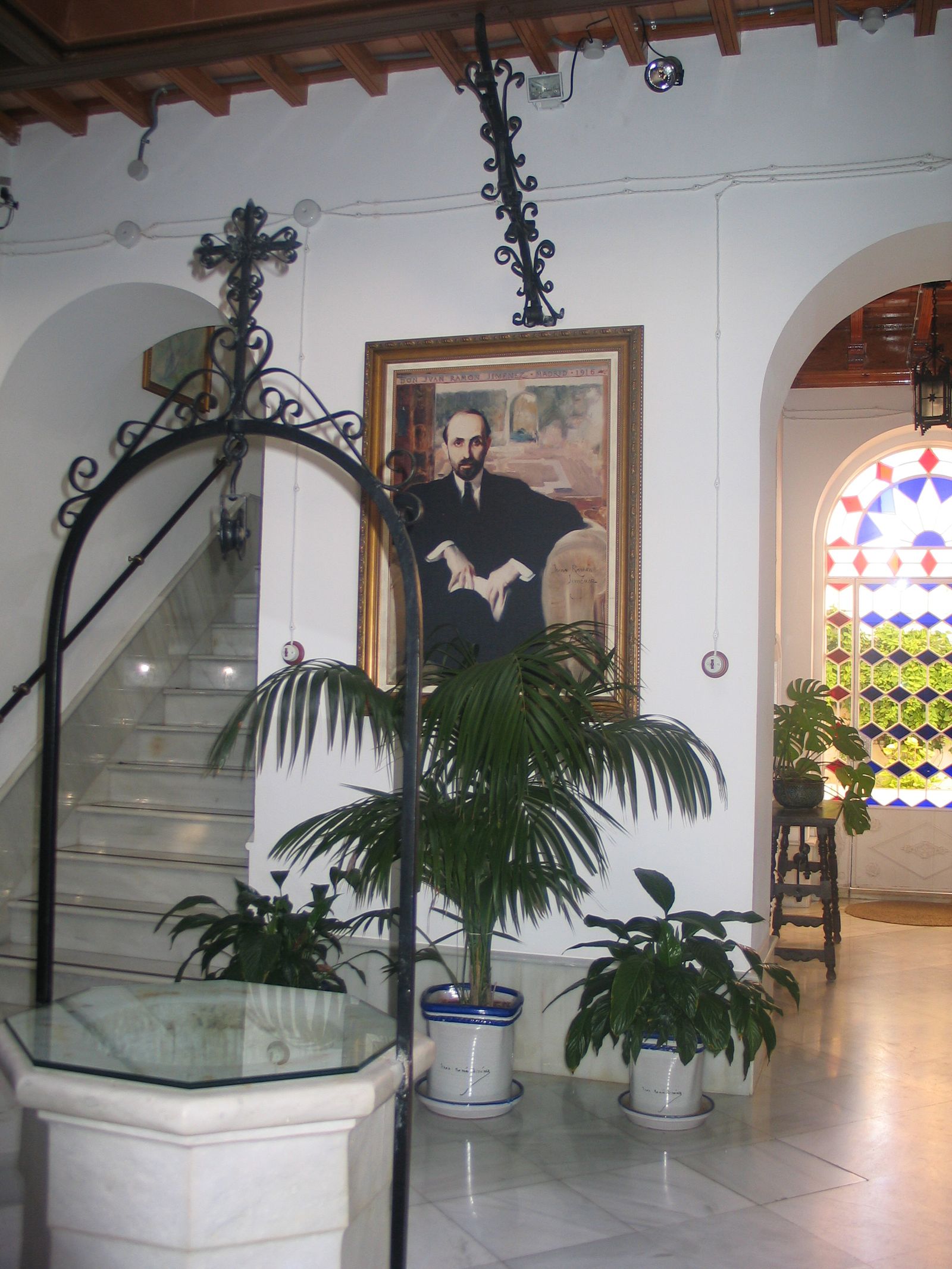 Detalle de la casa museo de Juan Ramón Jiménez, en Moguer.