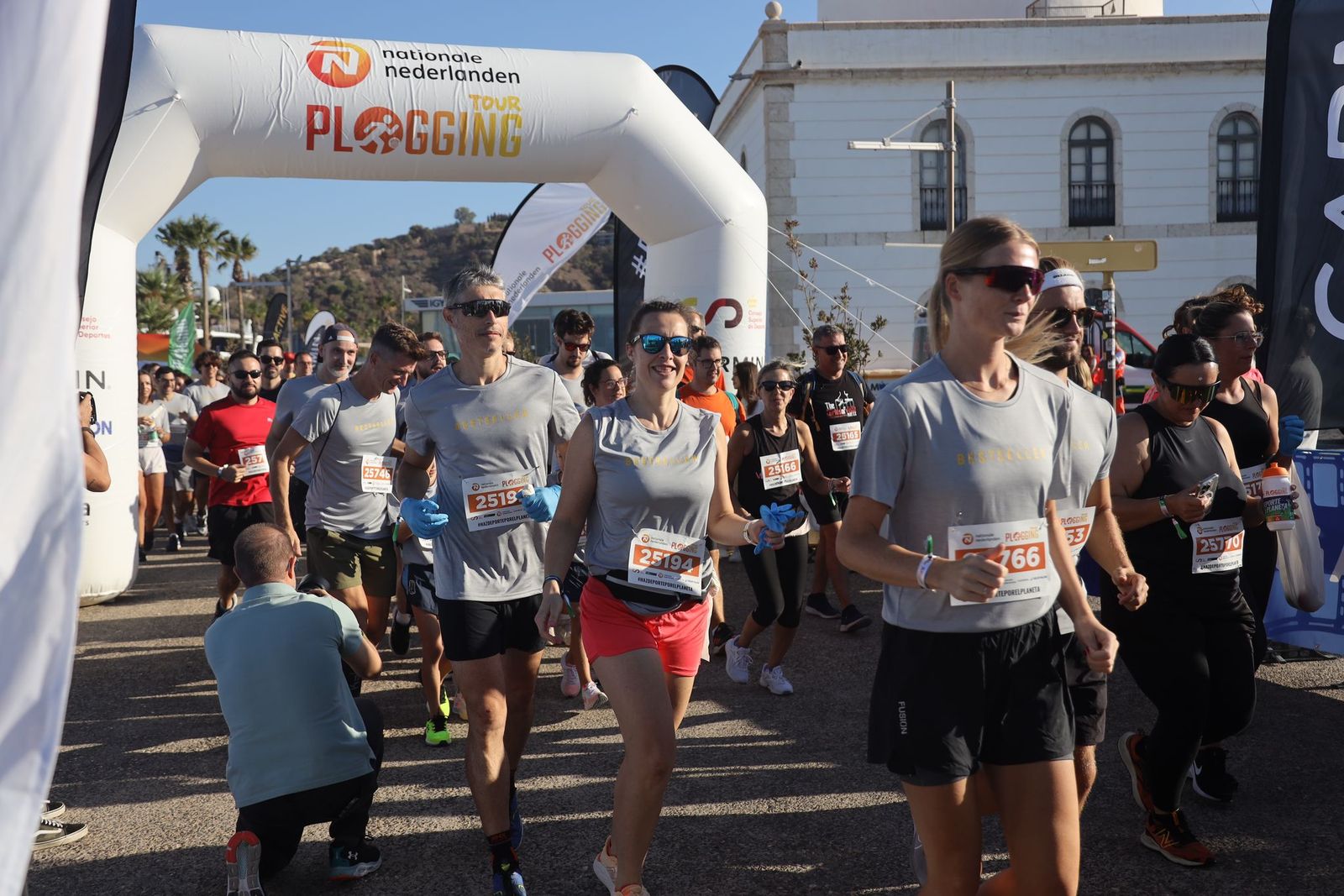 El Nationale-Nederlanden Plogging Tour de Málaga, en fotos