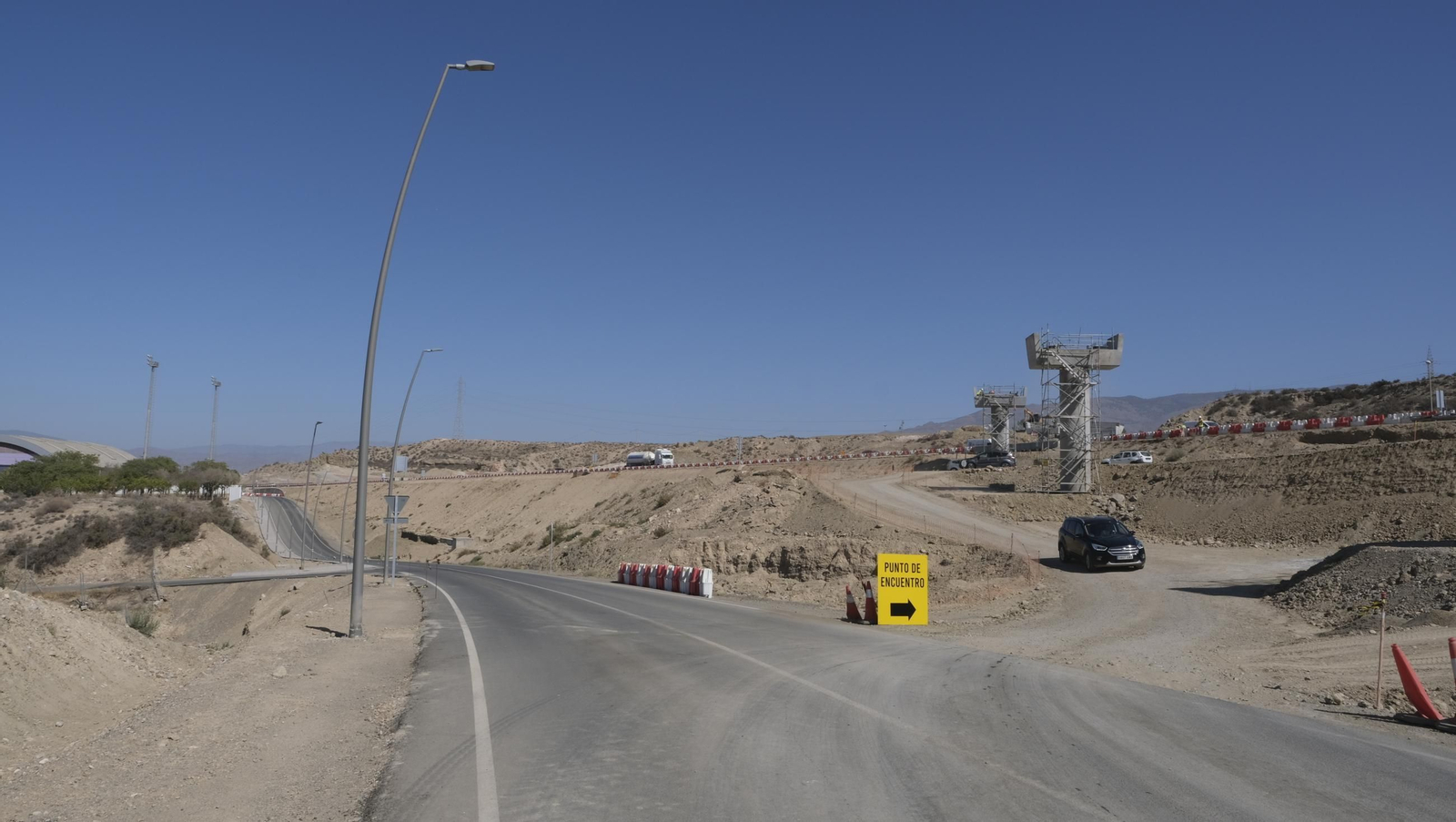 Las obras del nuevo enlace de Viator, en imágenes