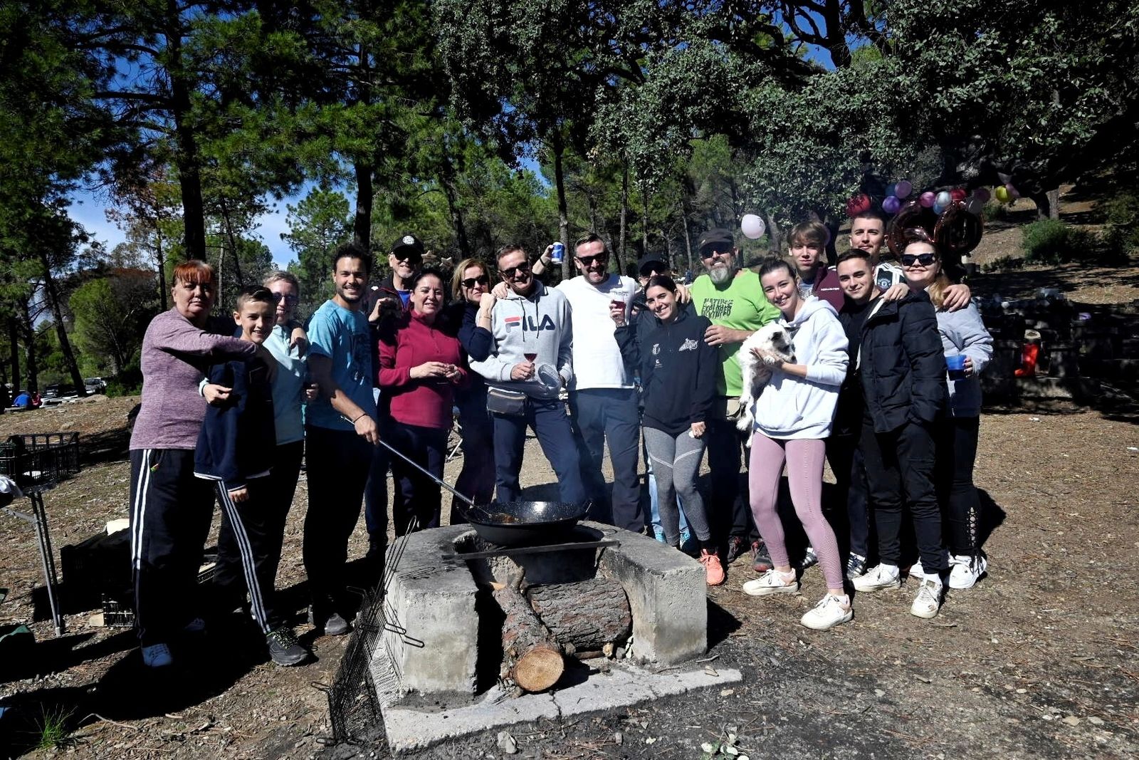 Las imágenes de los peroles por San Rafael en Los Villares