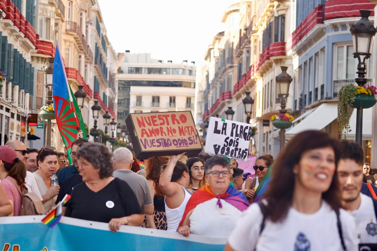 La manifestación en Málaga por el Día del Orgullo, en fotos