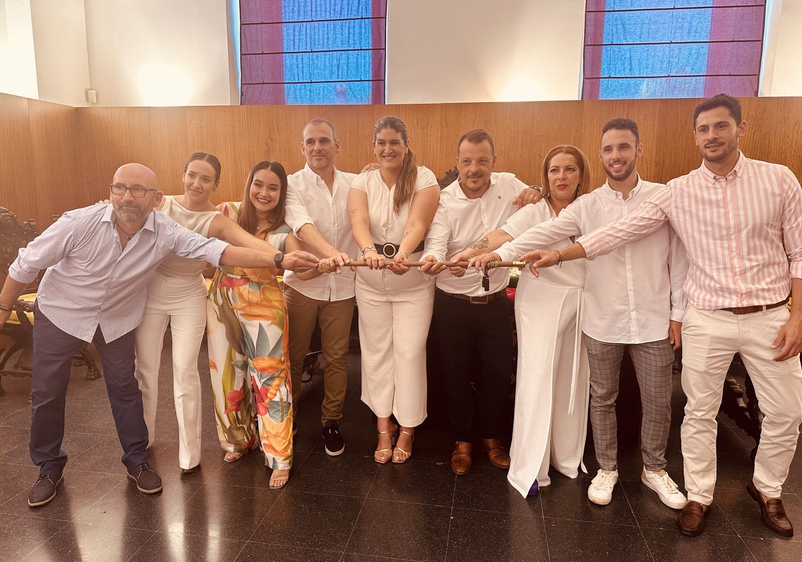 Rocío Díaz ya luce el bastón de mando como alcaldesa de Minas de Riotinto