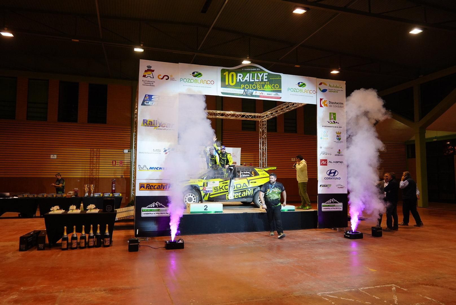 Las mejores imágenes de la entrega de premios del Rallye Ciudad de Pozoblanco