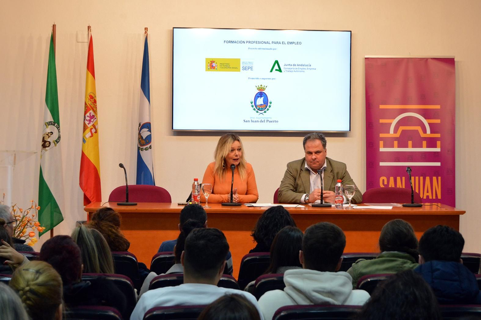 La entrega de los certificados.