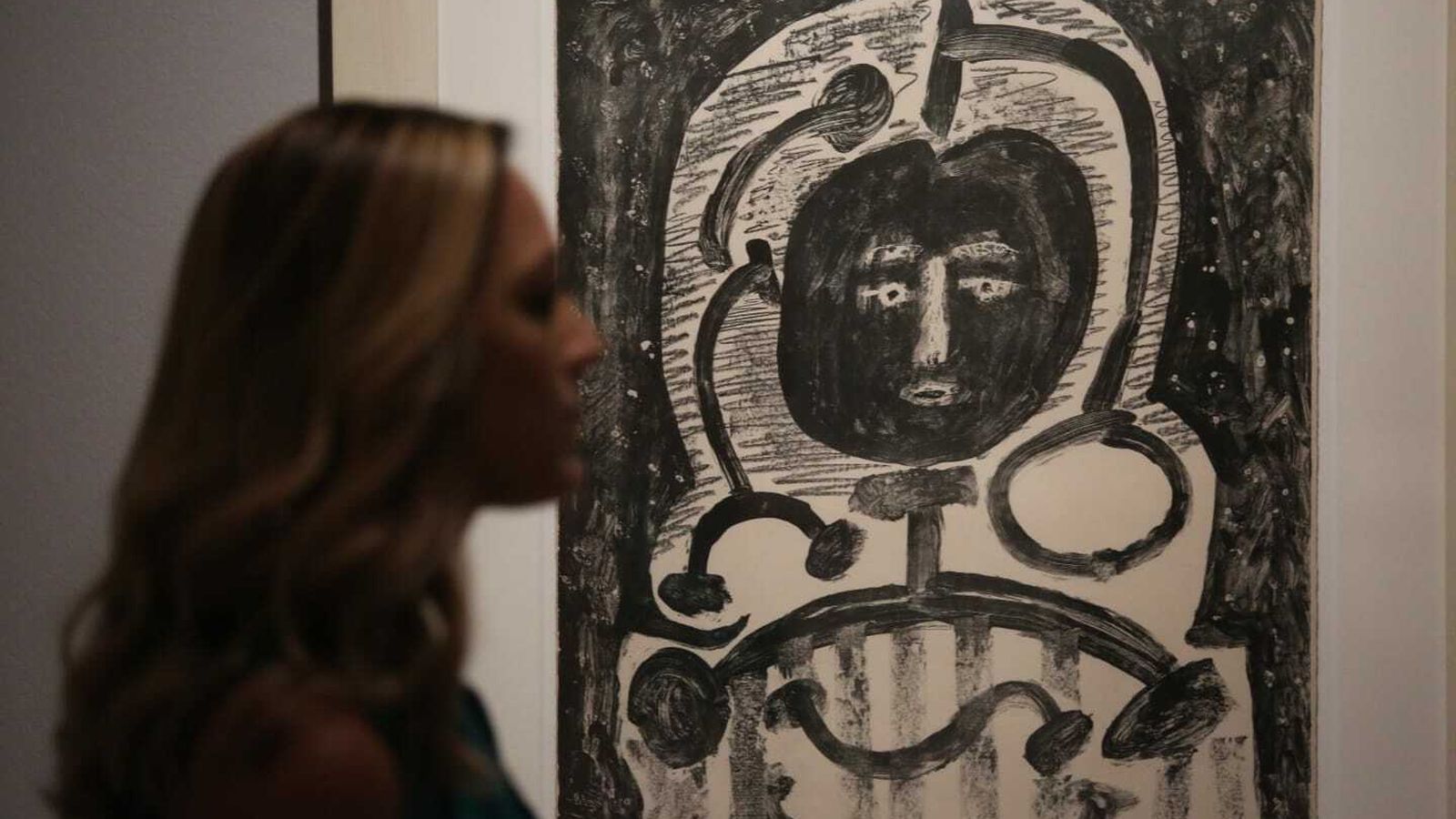 'Figura', aguafuerte de Picasso de 1949