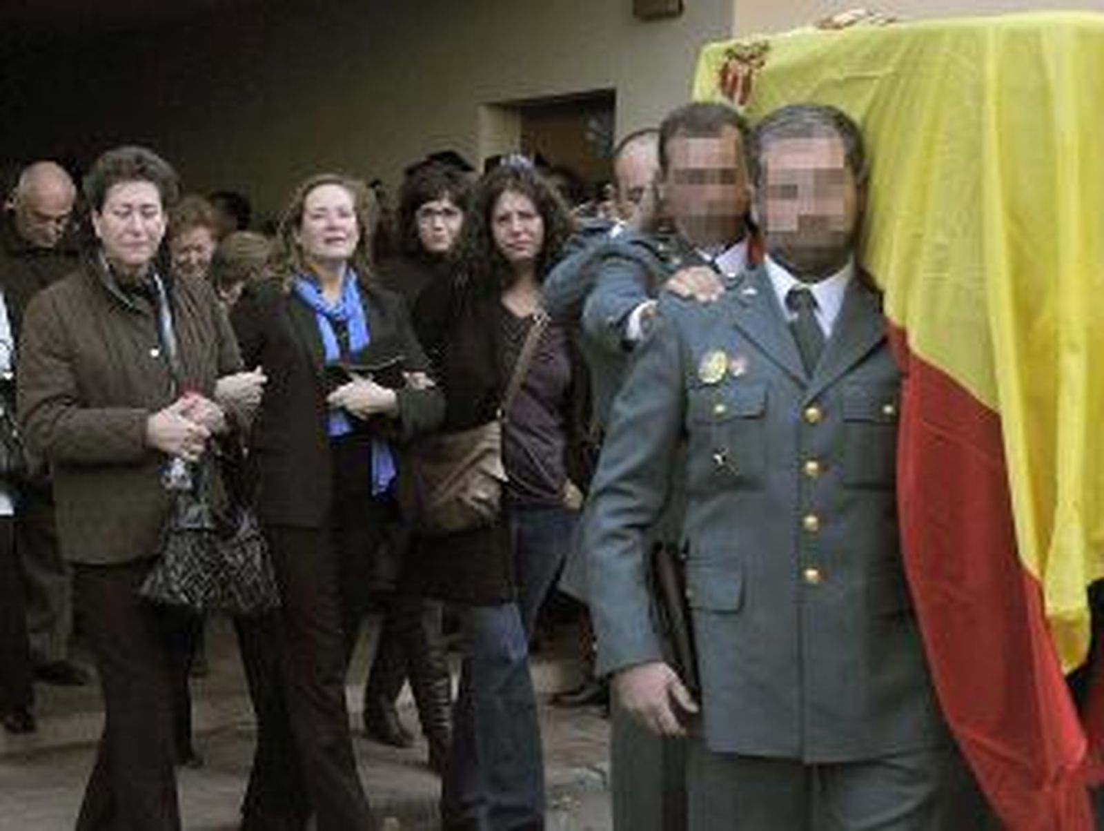 El guardia civil atropellado por un traficante recibe un multitudinario adiós