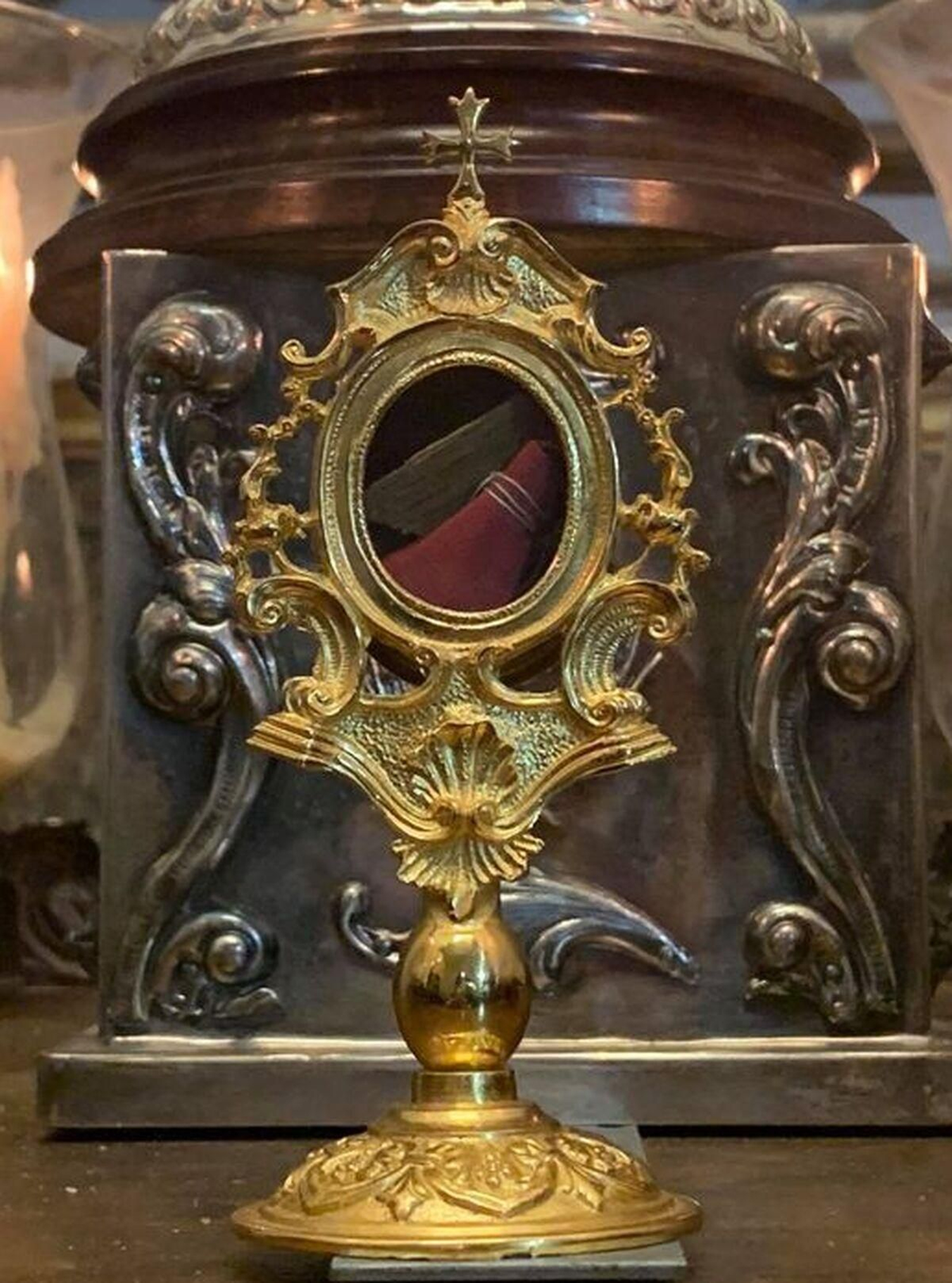 Relicario de la cofradía del Caído que fue robado