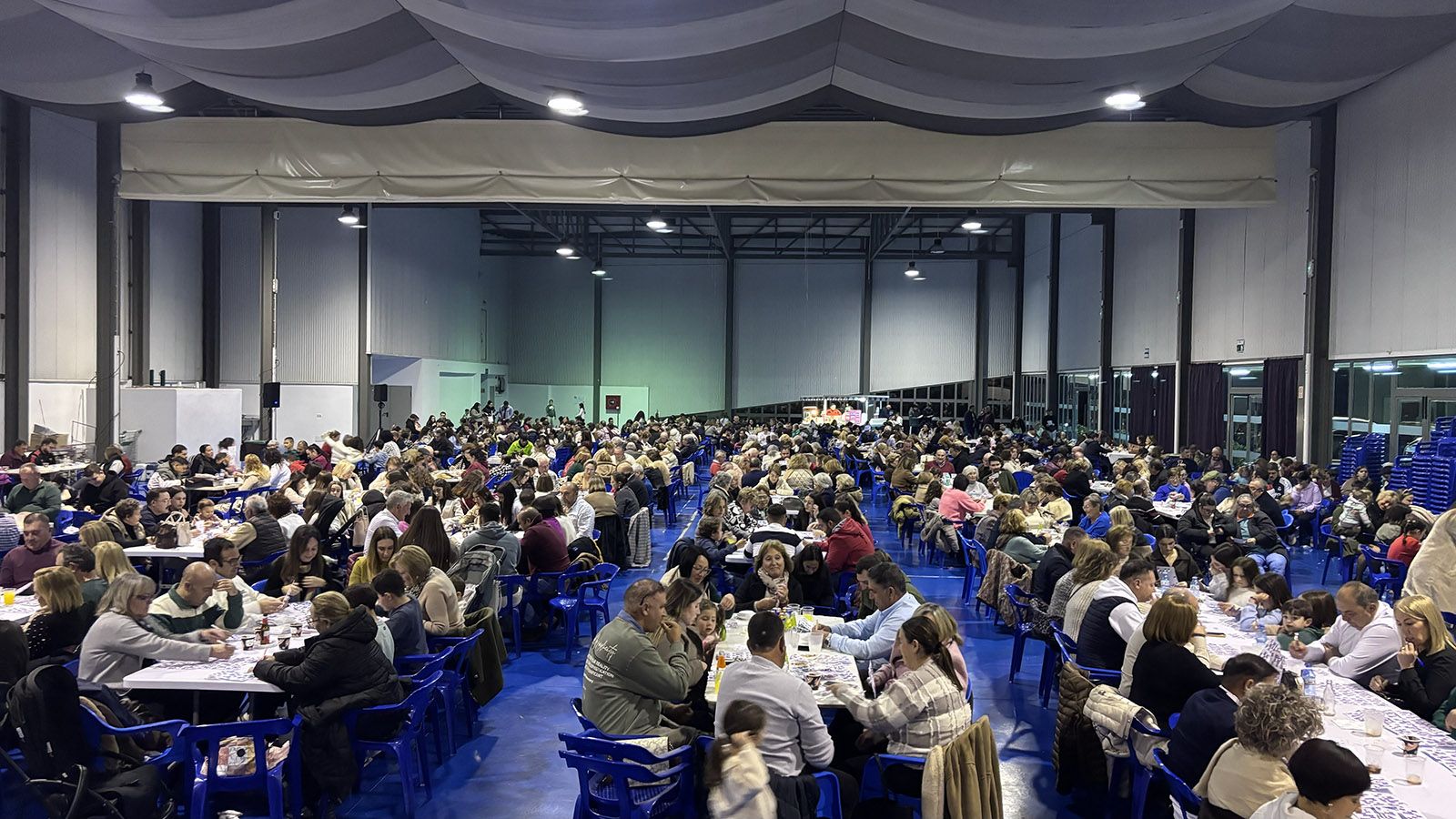 Momento del Cartón de Reyes en Berja.