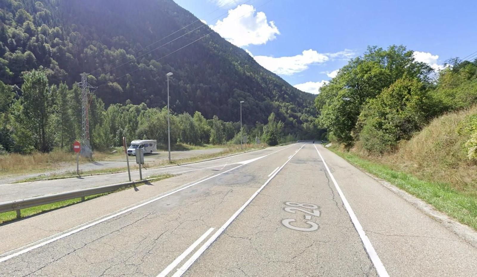 El atropello ha ocurrido en un aparcamiento junto a la carretera C-28