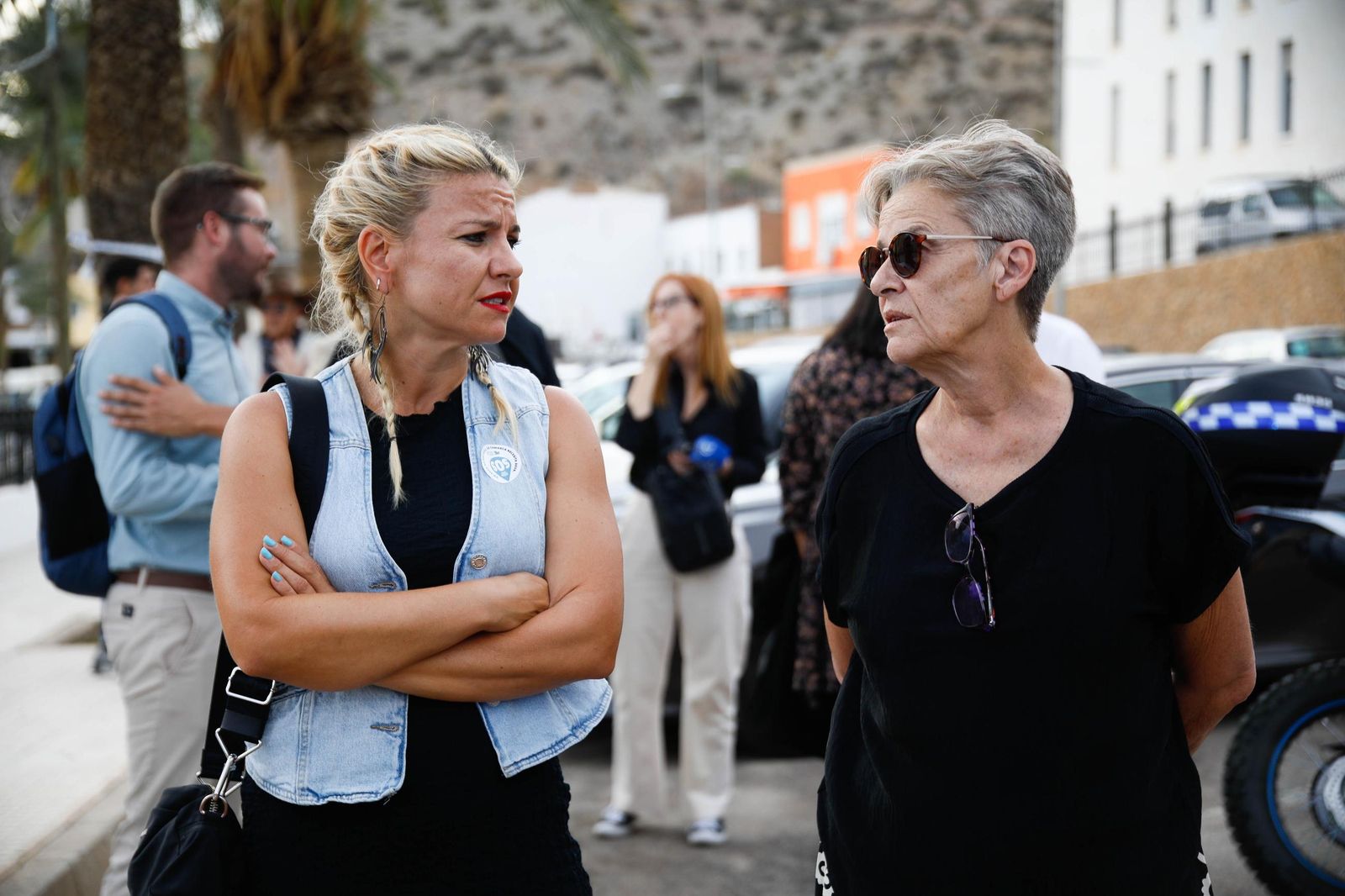 Descubrimiento de la silla del actor Fabio Testi en el Paseo de la Fama de Tabernas, en imágenes