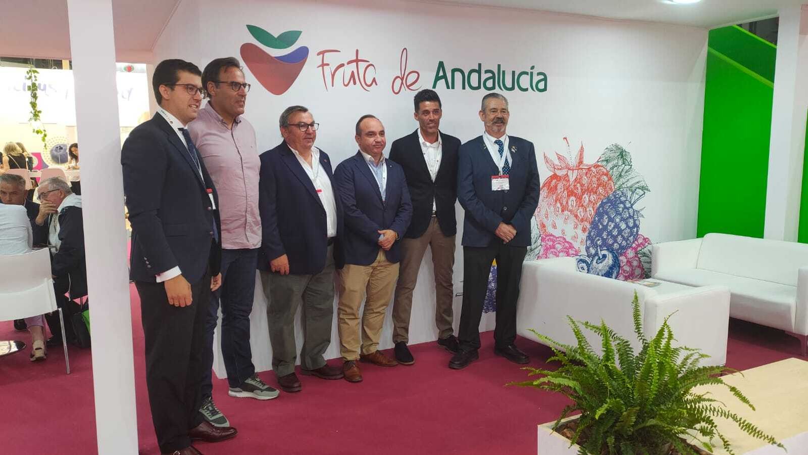 Directivos de Fruta de Andalucía en Fruit Attraction.
