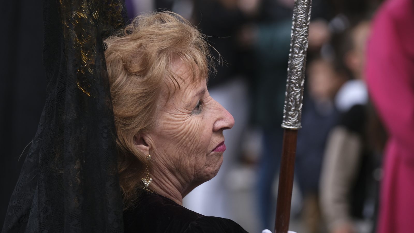 Procesión del Encuentro en Almería, en imágenes.