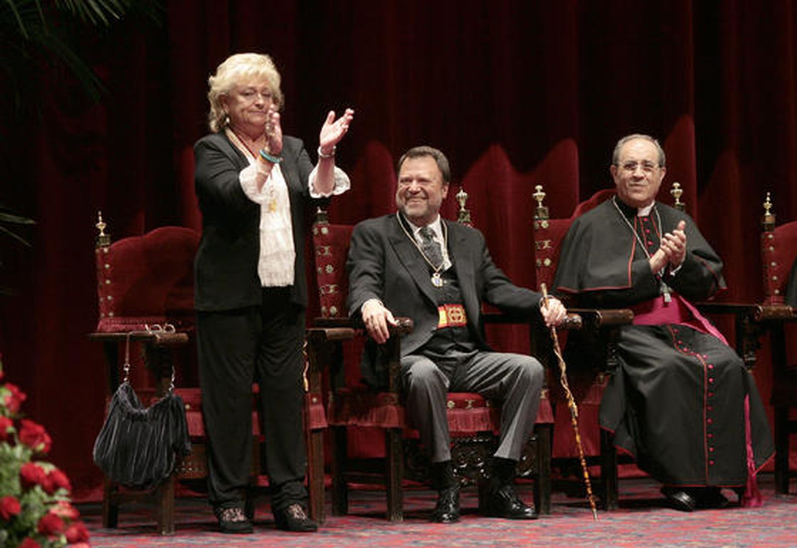 Rosamar Prieto en la presentación del pregonero.

Foto: Juan Carlos Munoz