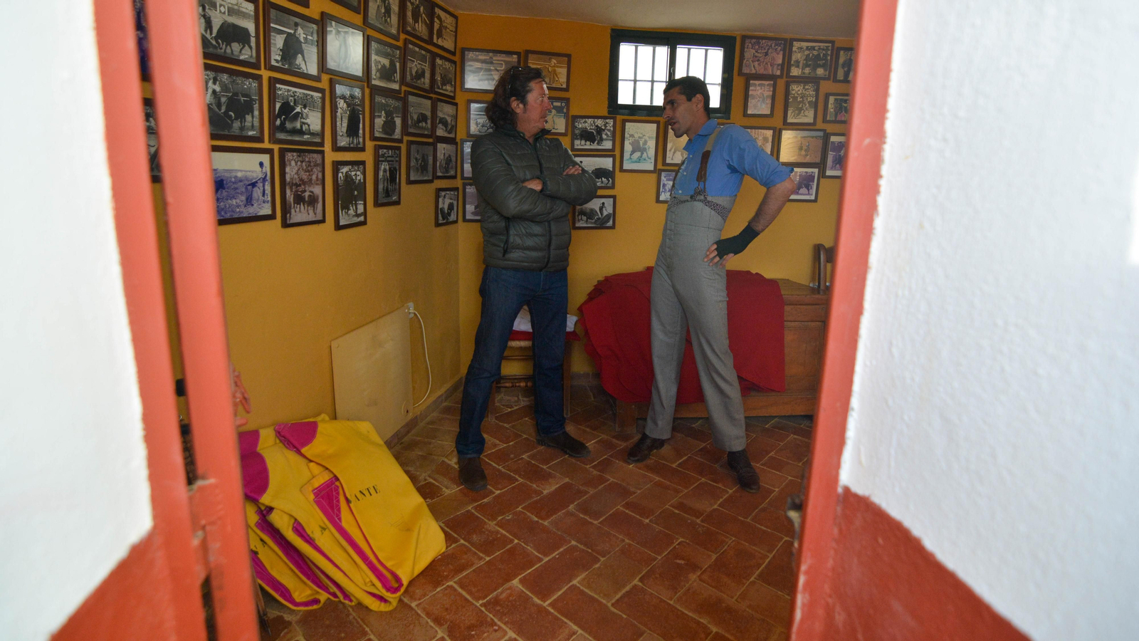 Tentadero con Talavante en la finca La Palmosilla