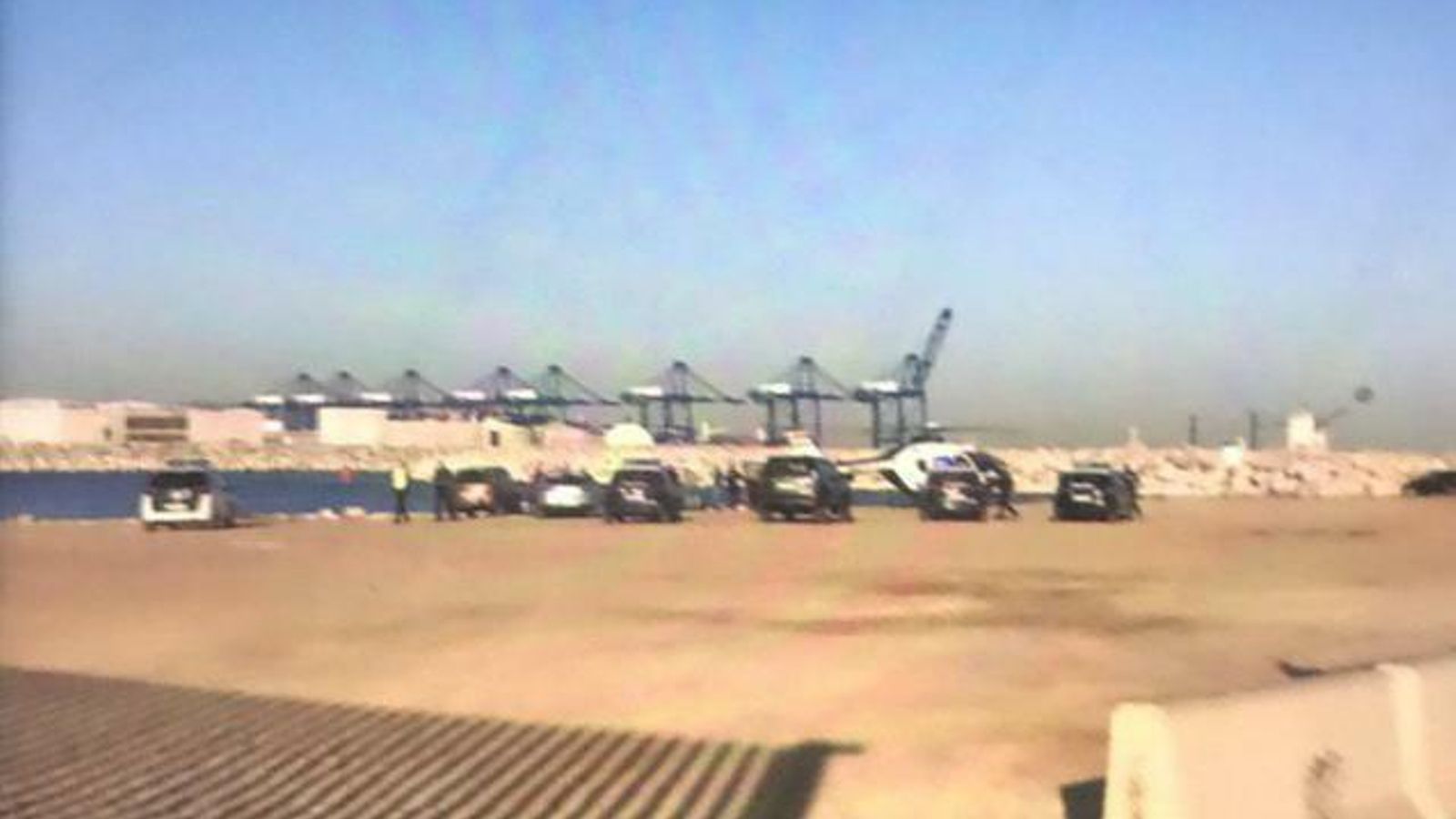 Operación policial en el puerto de Algeciras