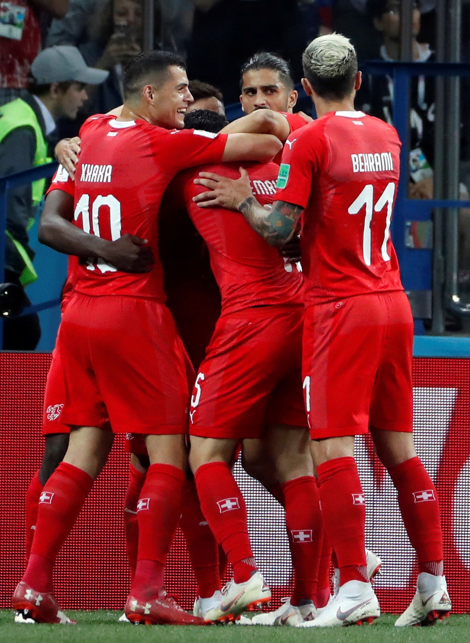 Las imágenes del Suiza-Costa Rica