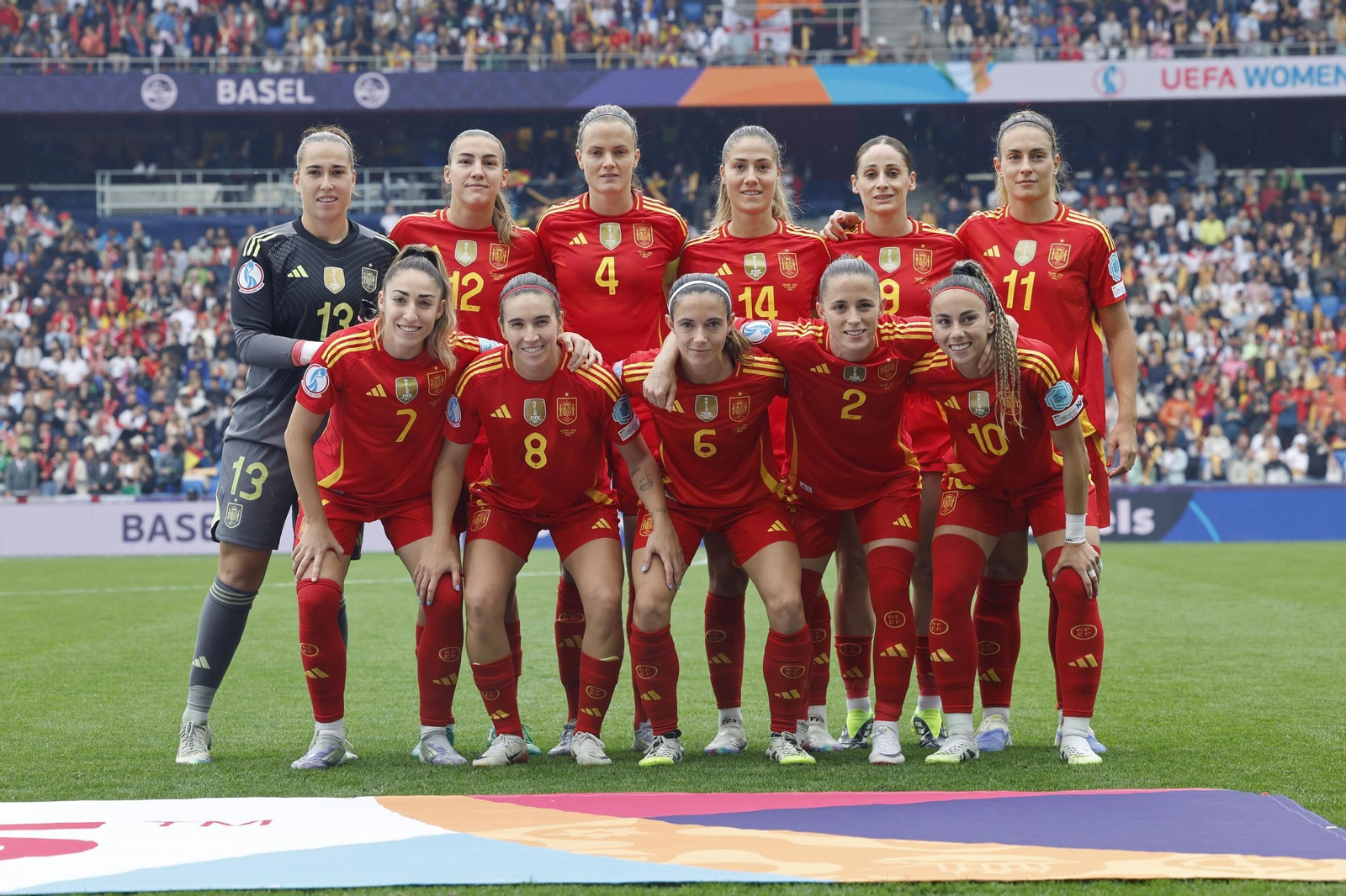 Las mejores imágenes de la final España - Inglaterra de la Eurocopa femenina