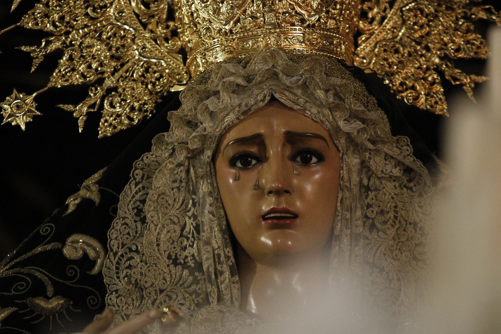 Imágenes de la Procesión de Estudiantes. Semana Santa Almería 2019