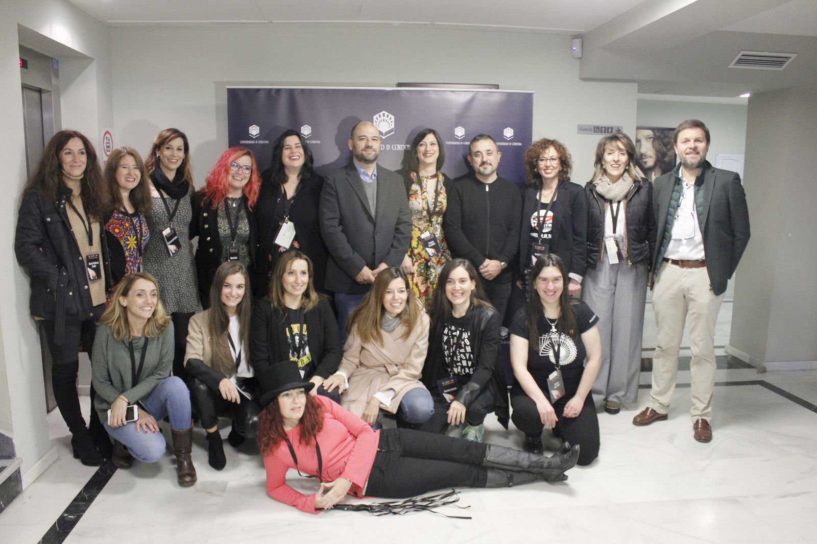 Divulgadoras y representantes institucionales en Naukas Córdoba.