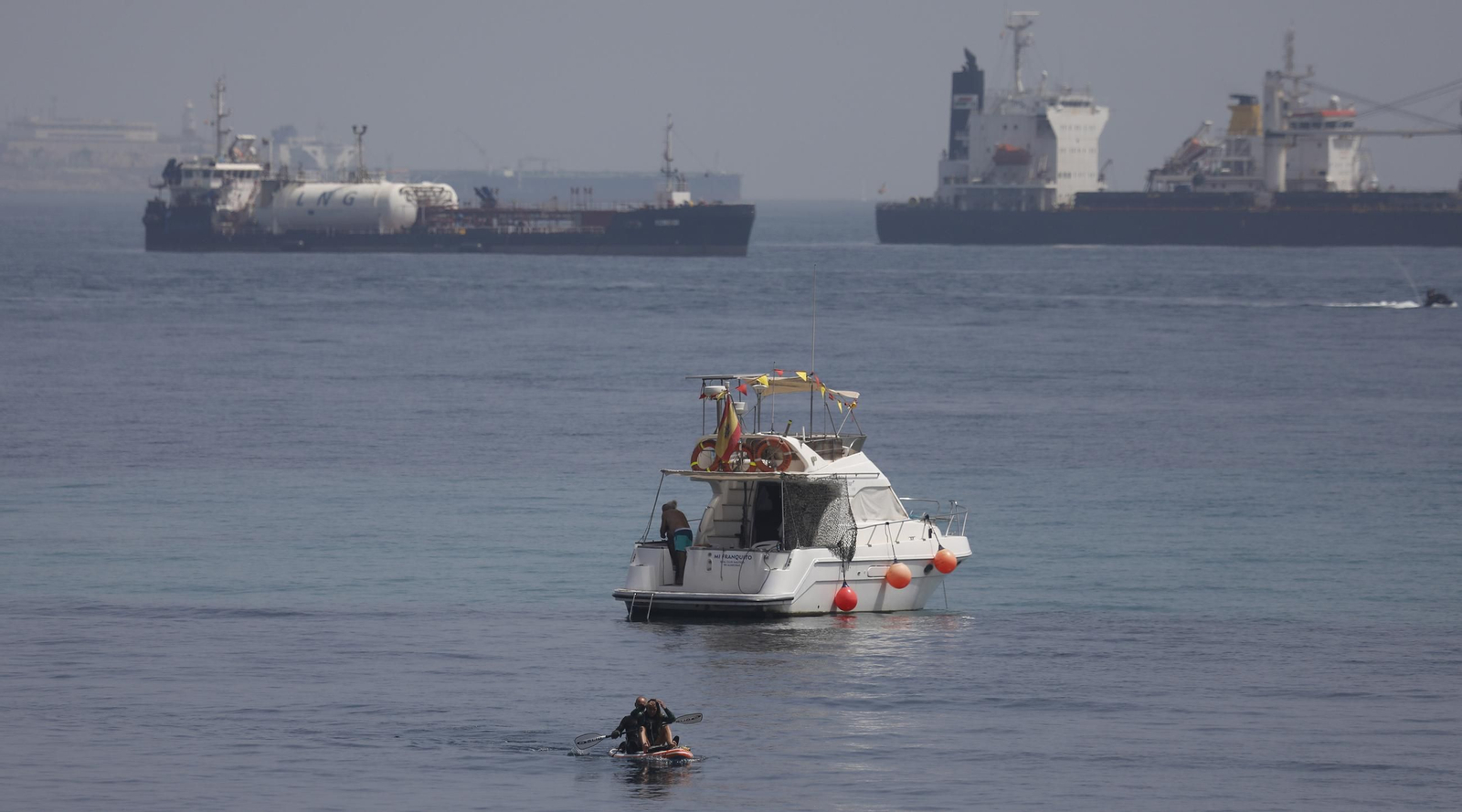Fotos de un sábado en la playa de Getares de Algeciras