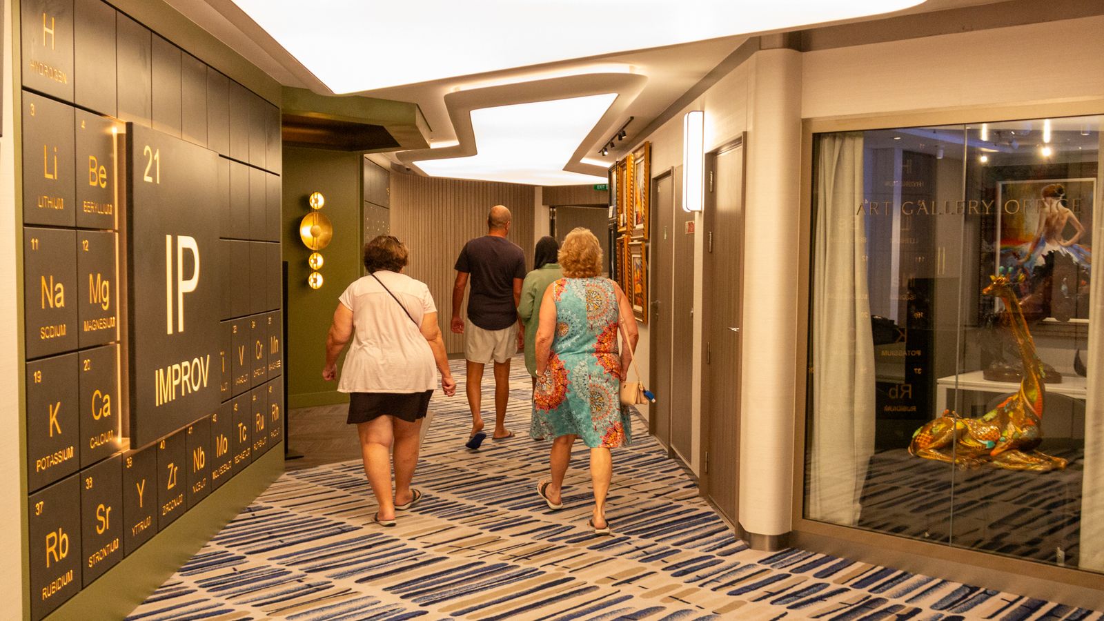 El crucero cuenta con multitud de espacios de ocio