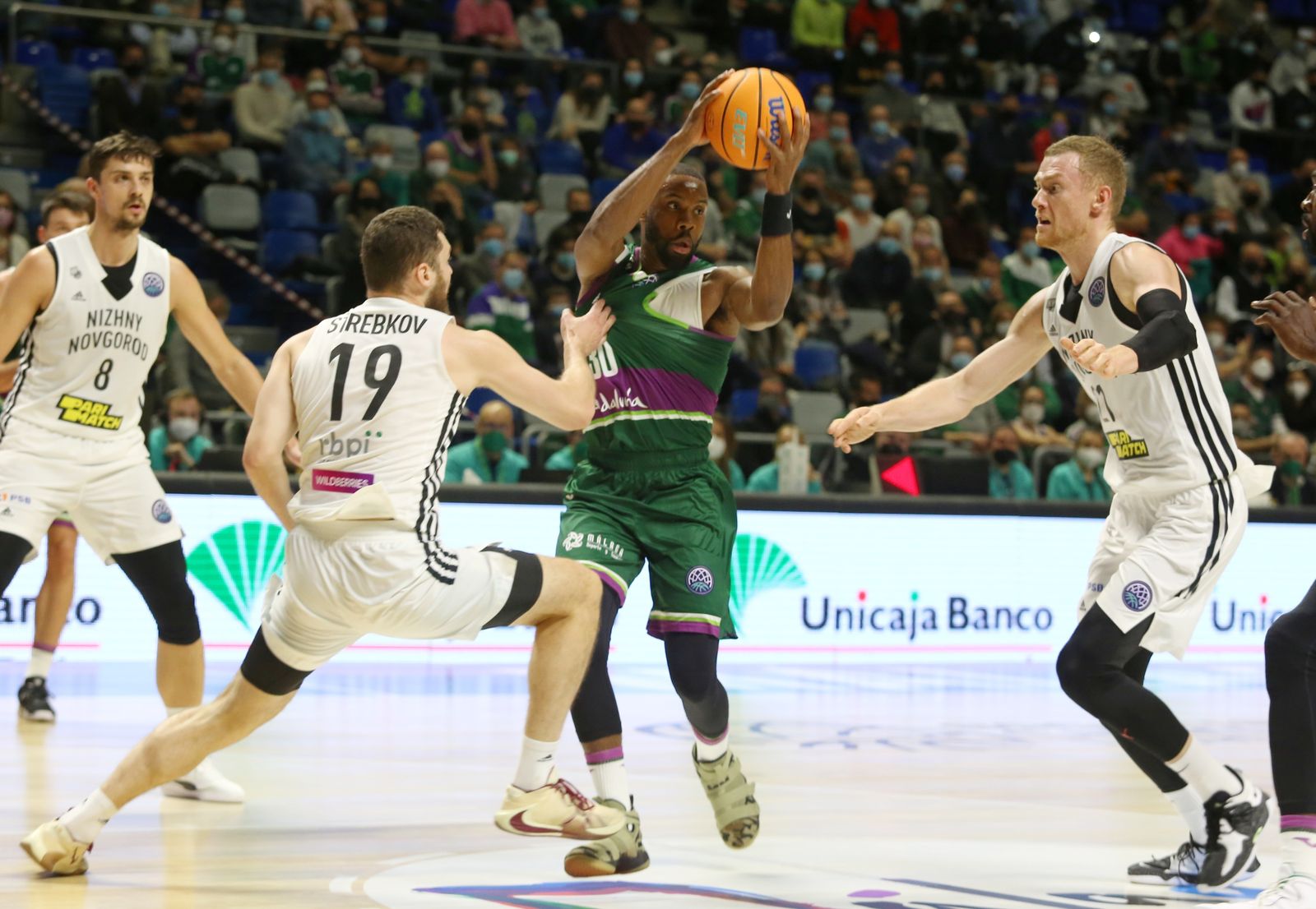 El Unicaja-Nizhny Novgorod, en fotos