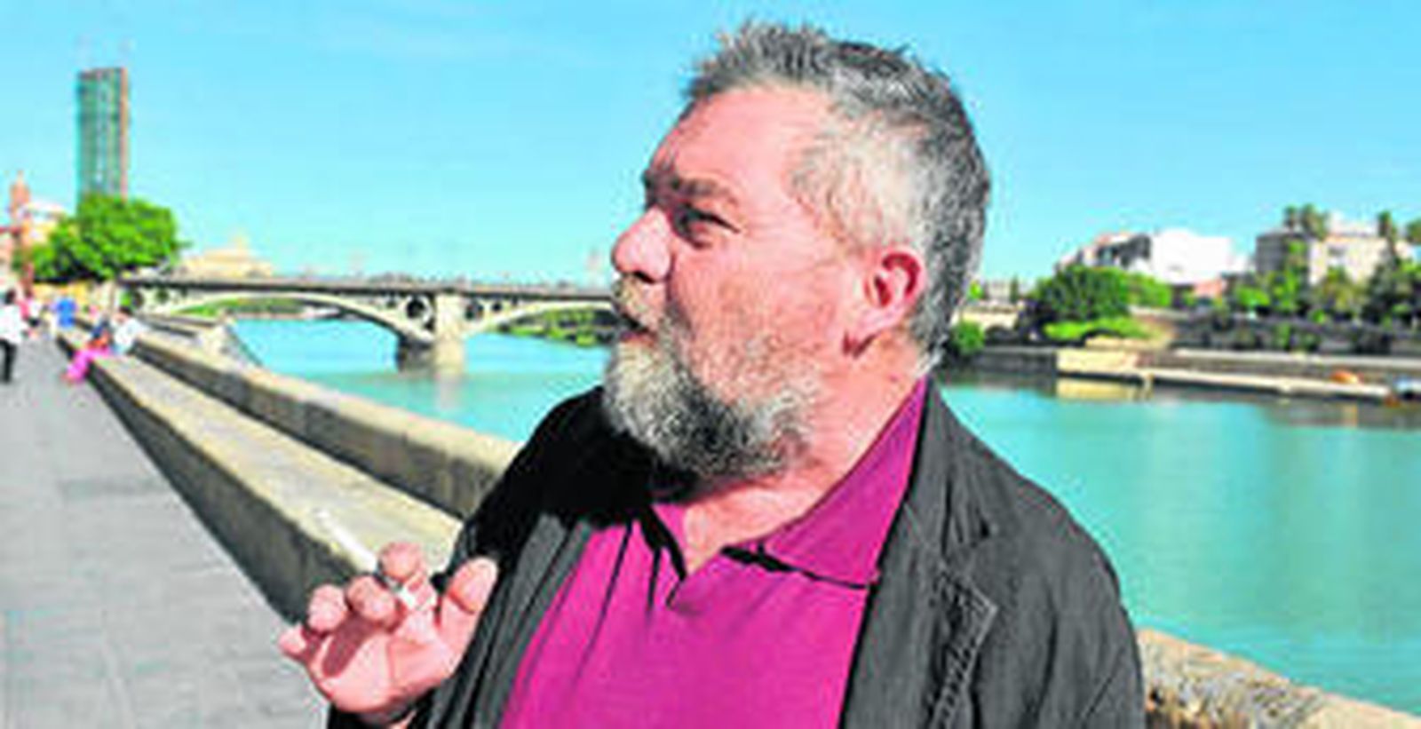 El barquero de la calle y el río Betis